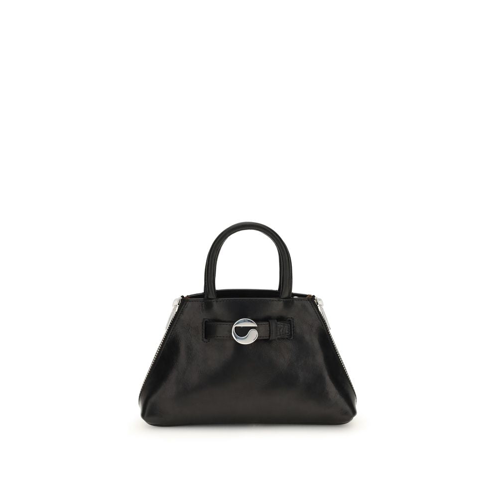 Coperni Schwarze Bos Taurus Kalbsleder Schultertasche
