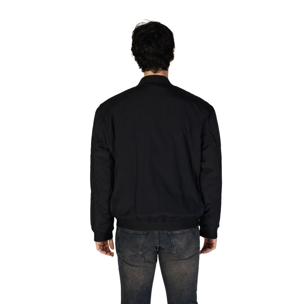 Hugo Boss Schwarzer Bomber aus Polyamid