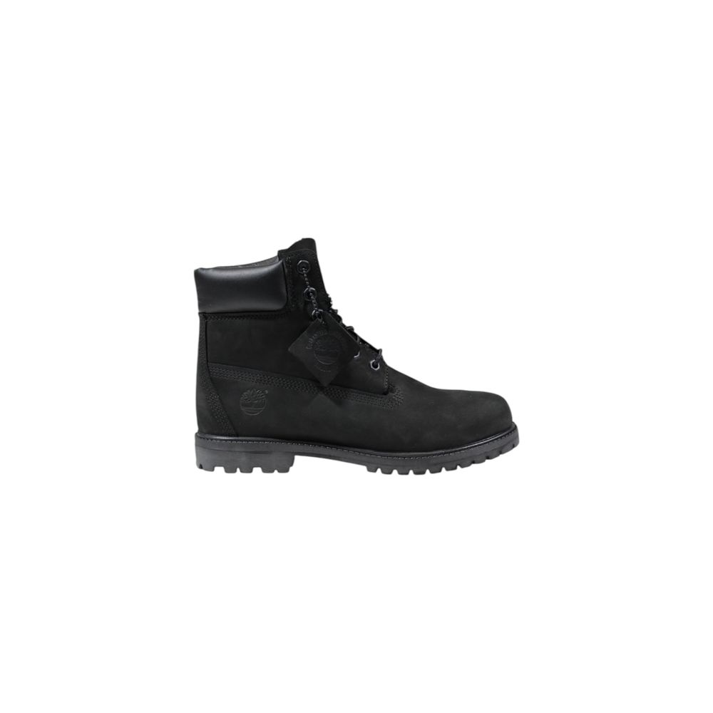 Timberland Schwarze Leder Schnürstiefel