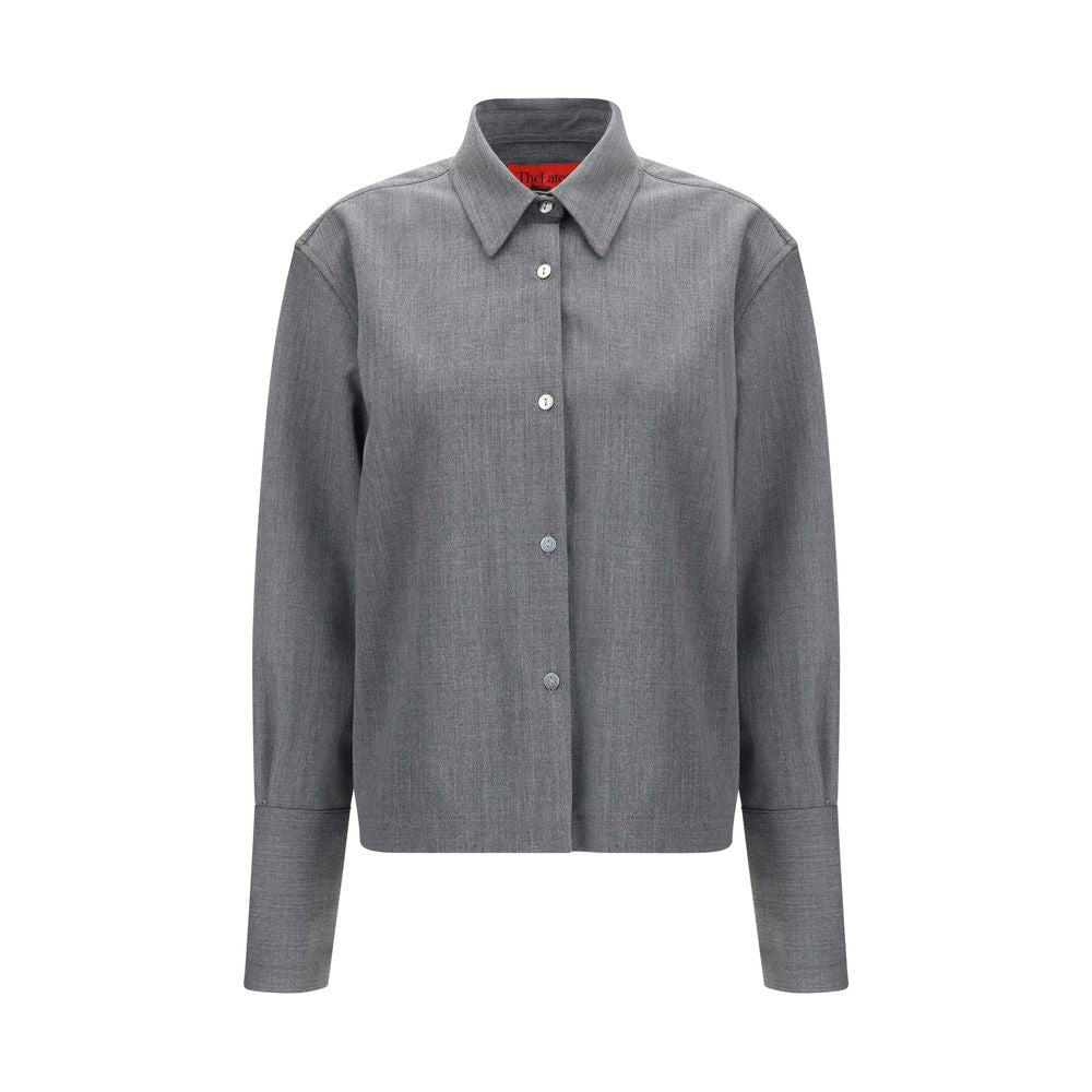 The Latest Graues Denim-Hemd