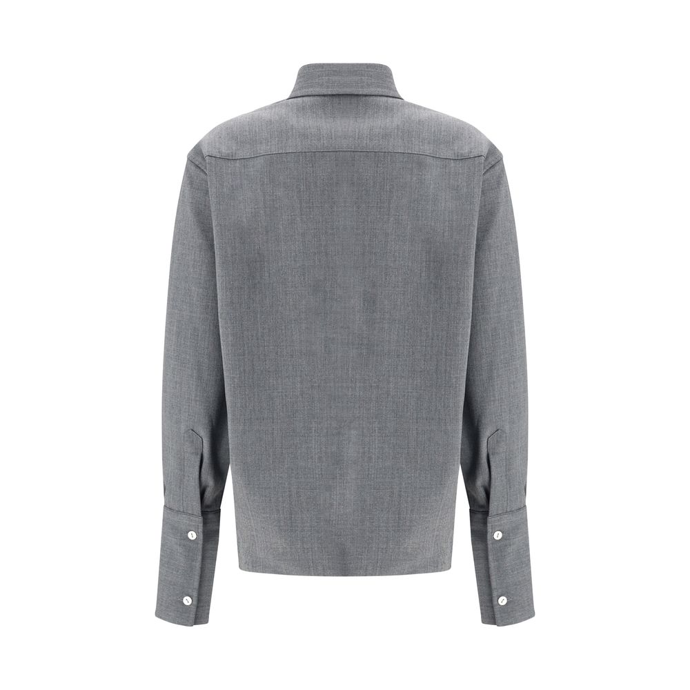 The Latest Graues Denim-Hemd