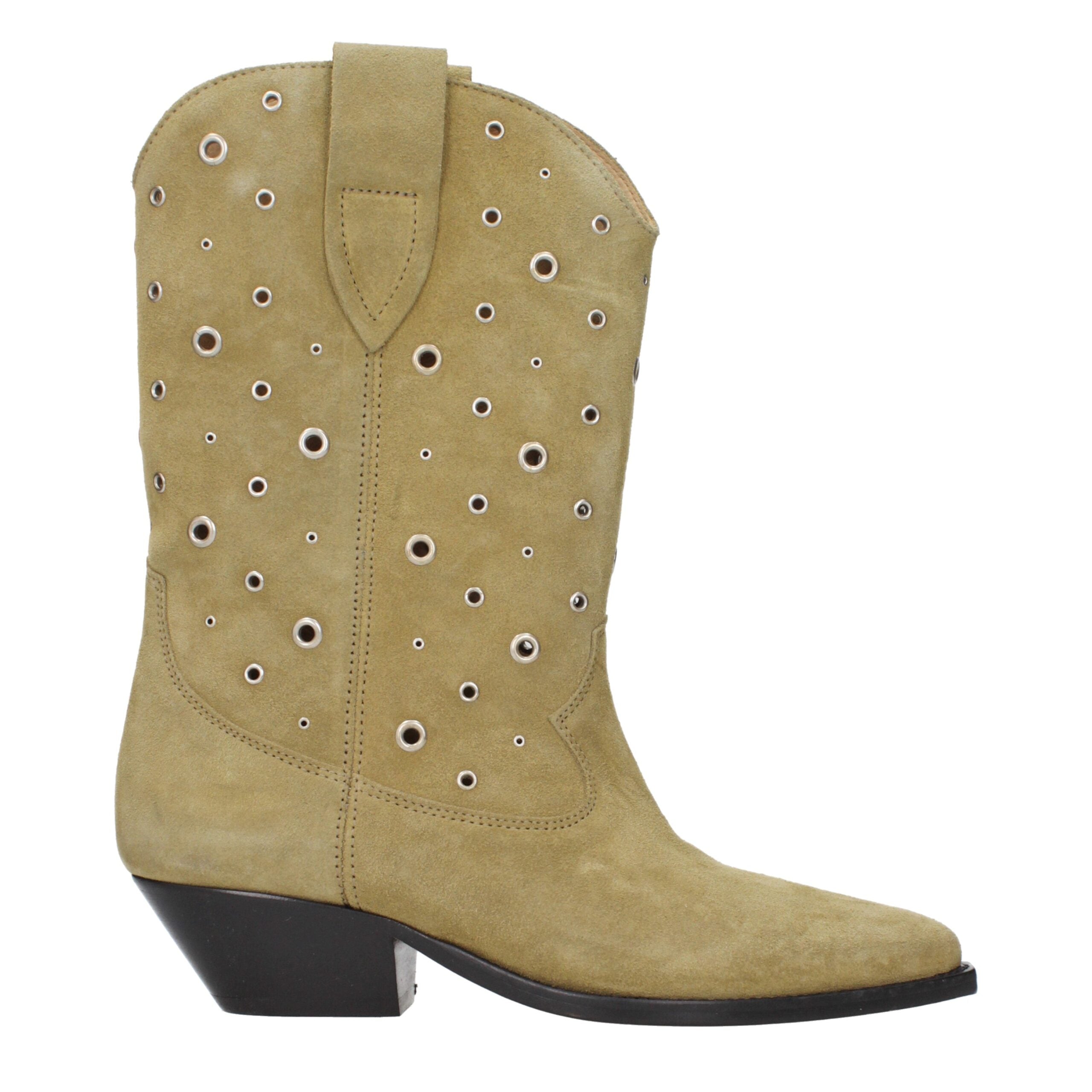 Isabel Marant Beige Leder Stiefeletten
