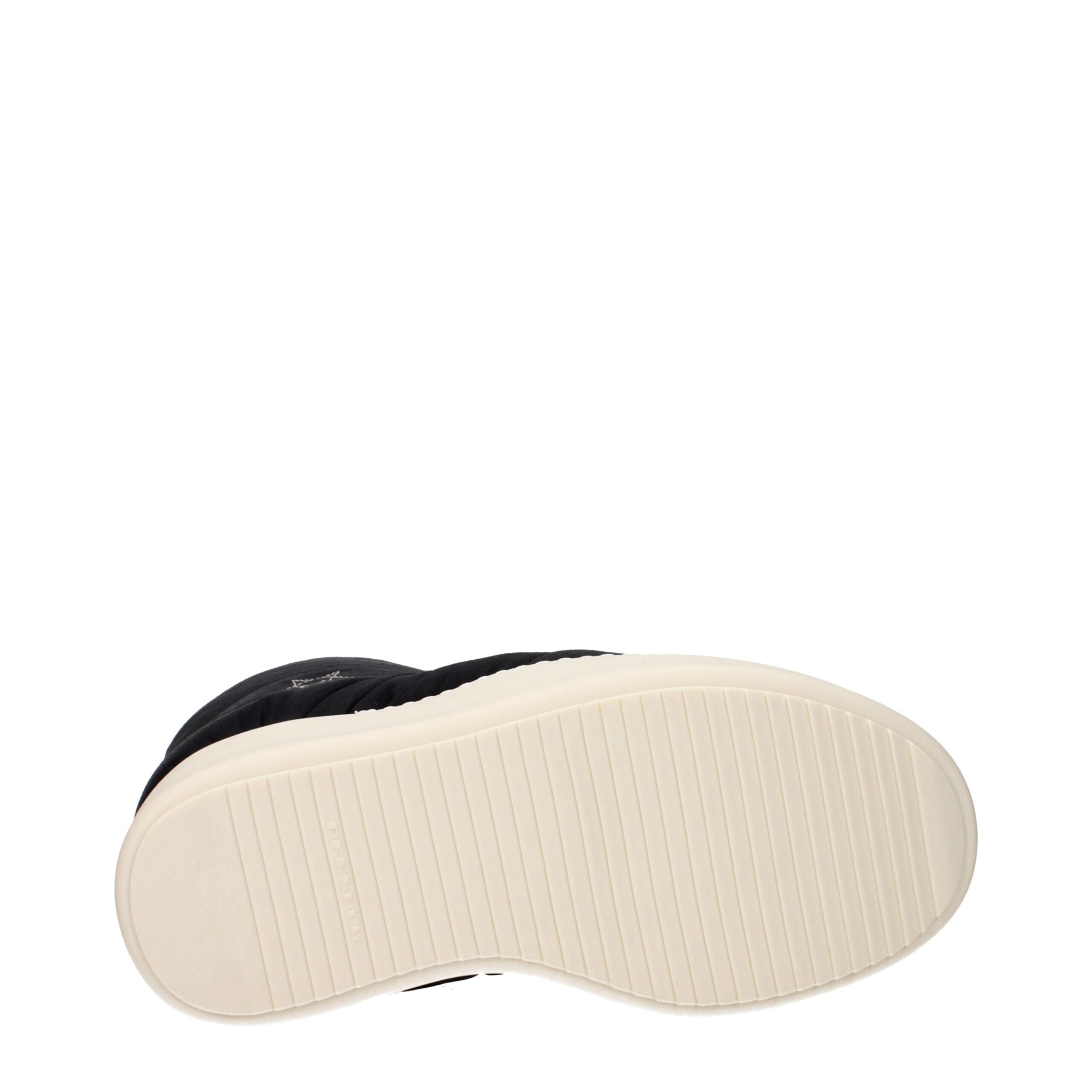 Rick Owens Schwarze Stiefeletten aus Stoff