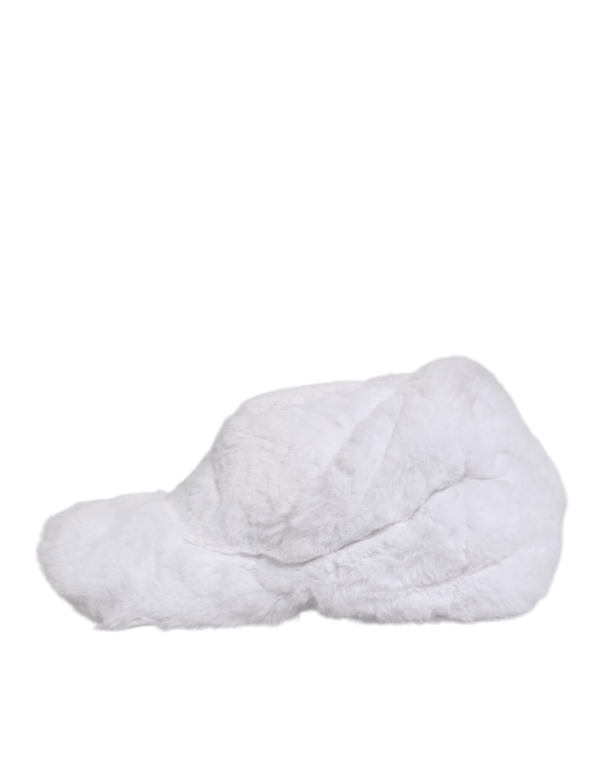 Dolce & Gabbana Weiß Modacryl Rapper Männer Baseball Capello Hut