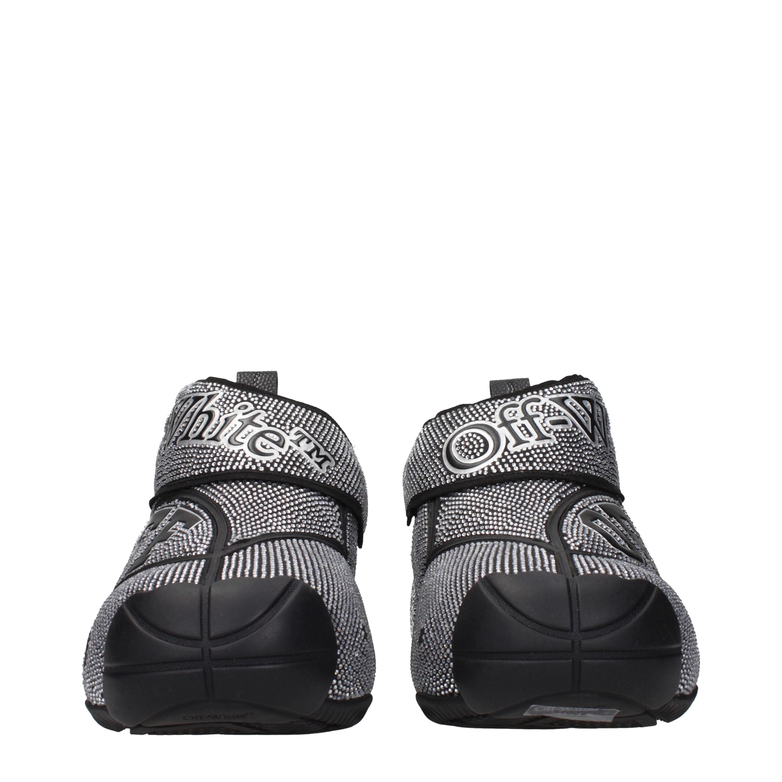 Off-White Schwarz Baumwolle Turnschuhe