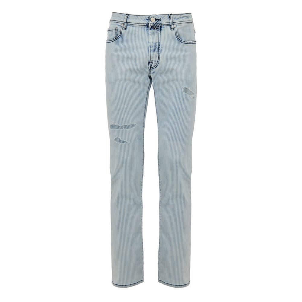 Jacob Cohen Blaue Baumwoll-Skinny-Jeans