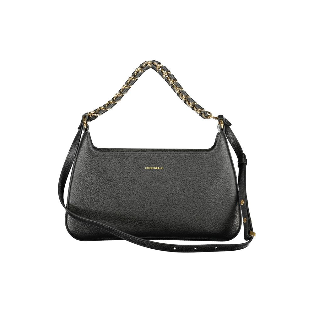 Coccinelle Schwarze Lederhandtasche