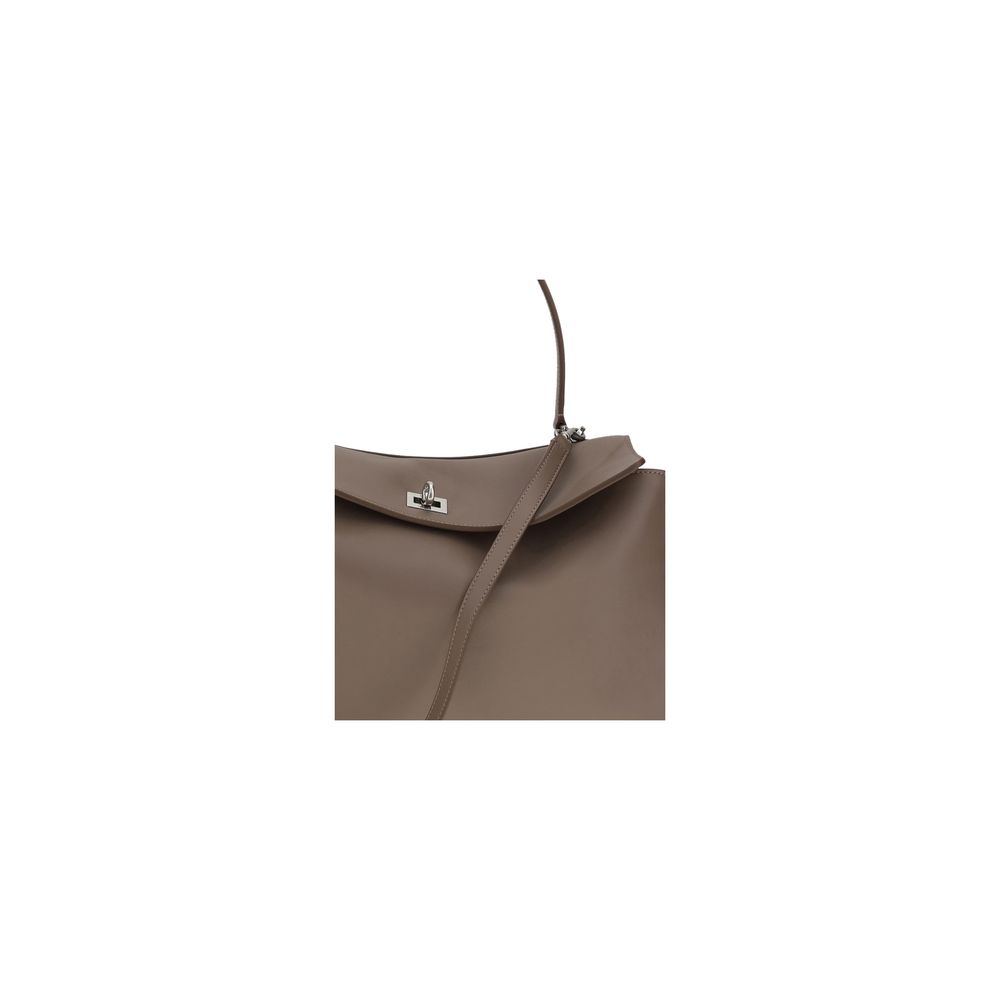 Balenciaga Graue Bos Taurus Kalbsleder Schultertasche