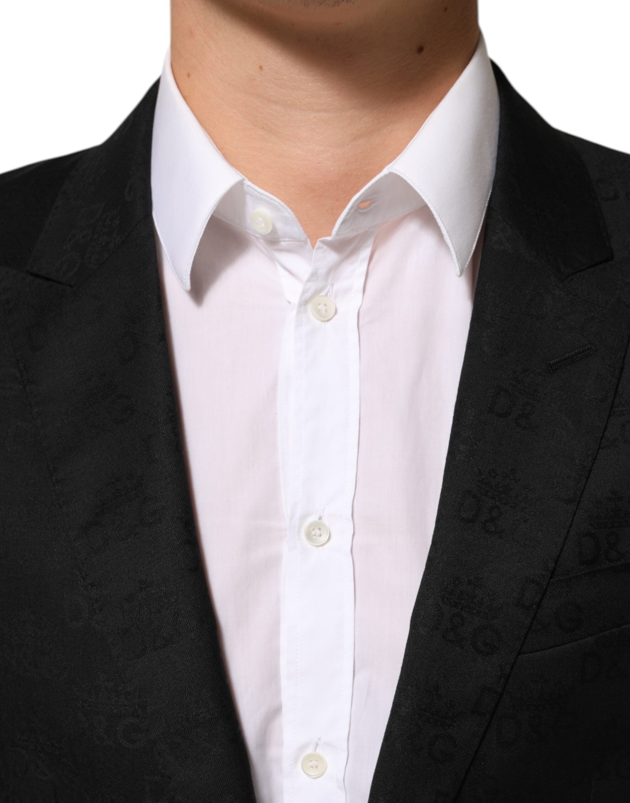 Dolce & Gabbana Schwarz MARTINI 2 Knöpfe Anzug Jacke Blazer