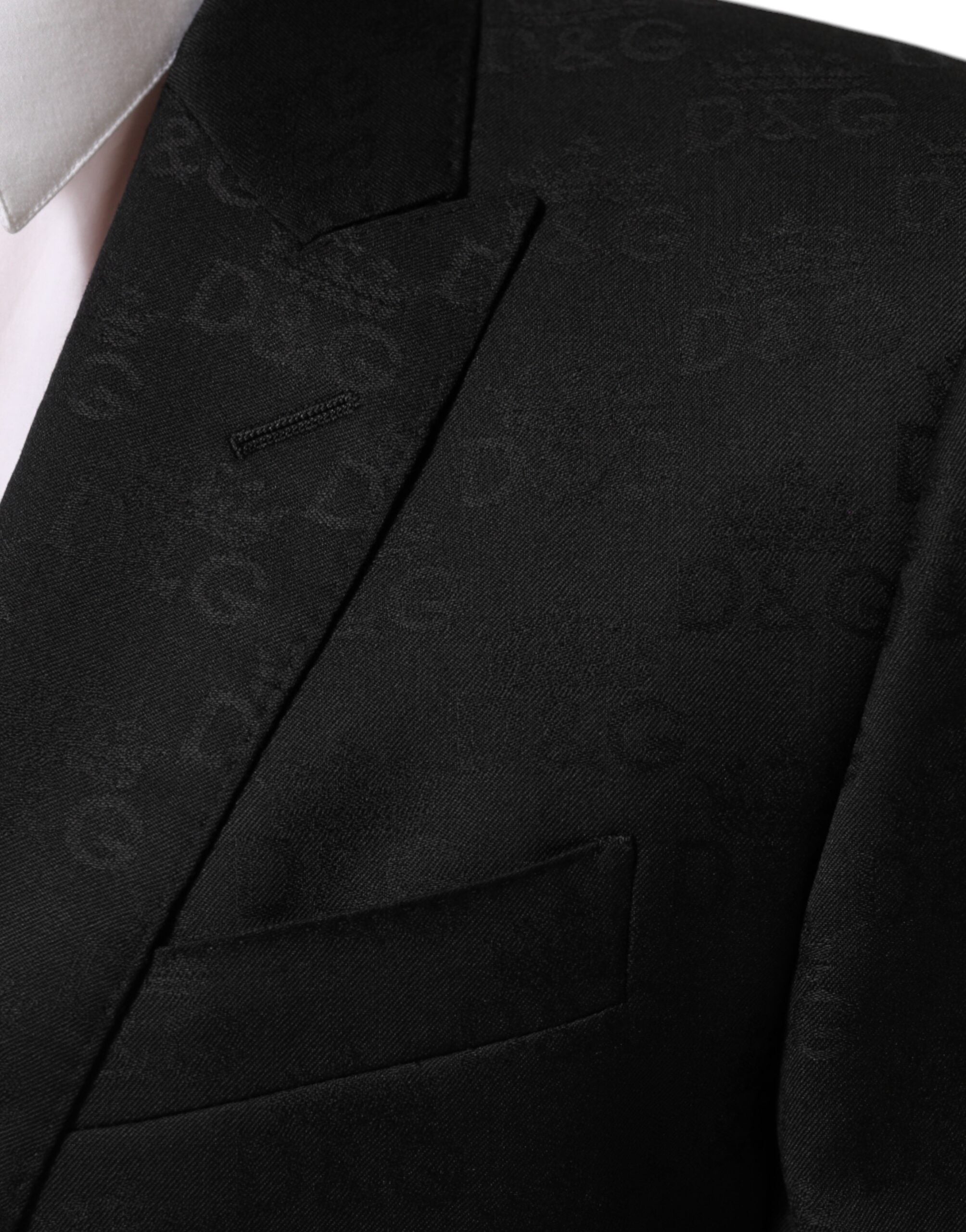 Dolce & Gabbana Schwarz MARTINI 2 Knöpfe Anzug Jacke Blazer