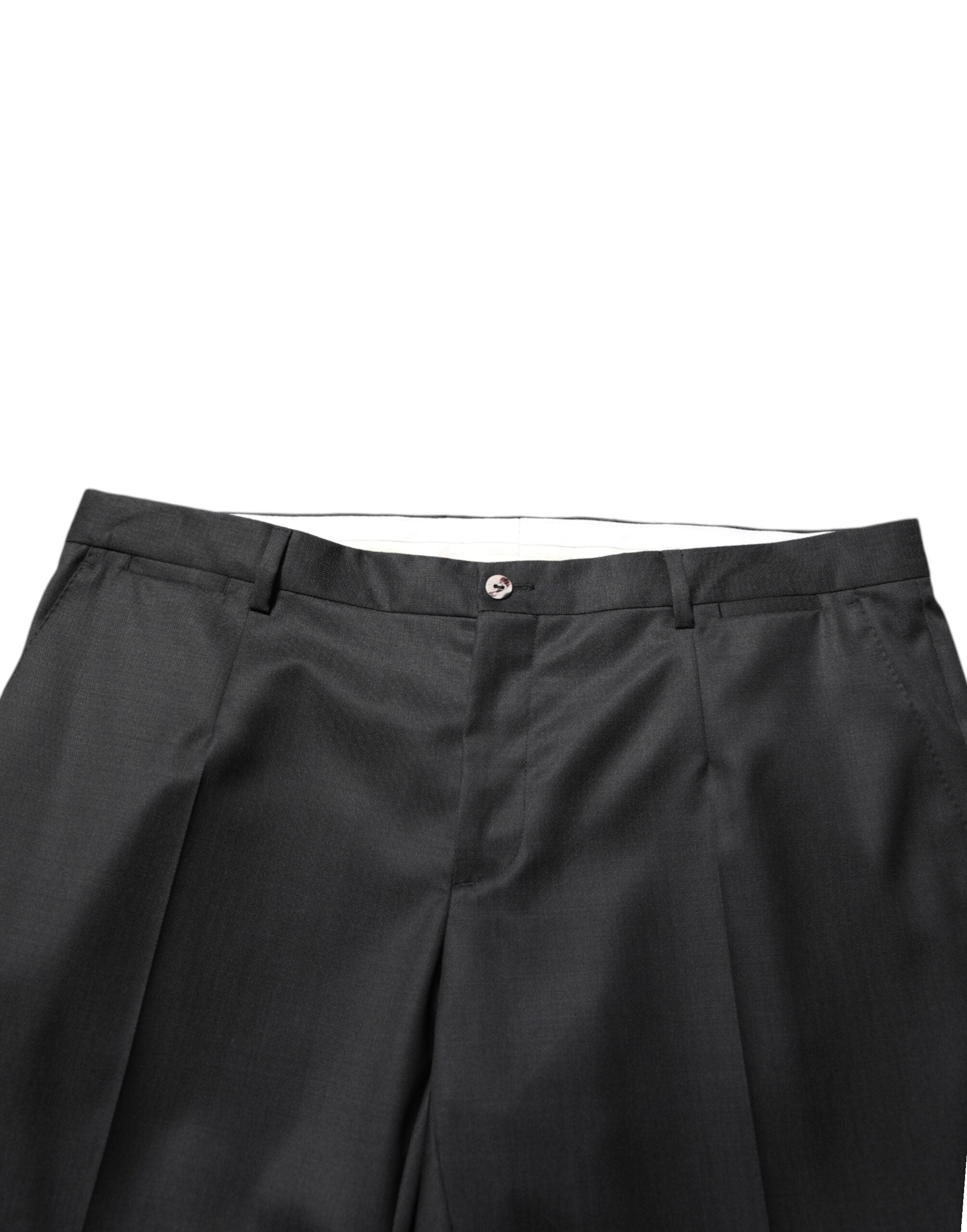 Dolce & Gabbana Schwarze Wollhose für Herren