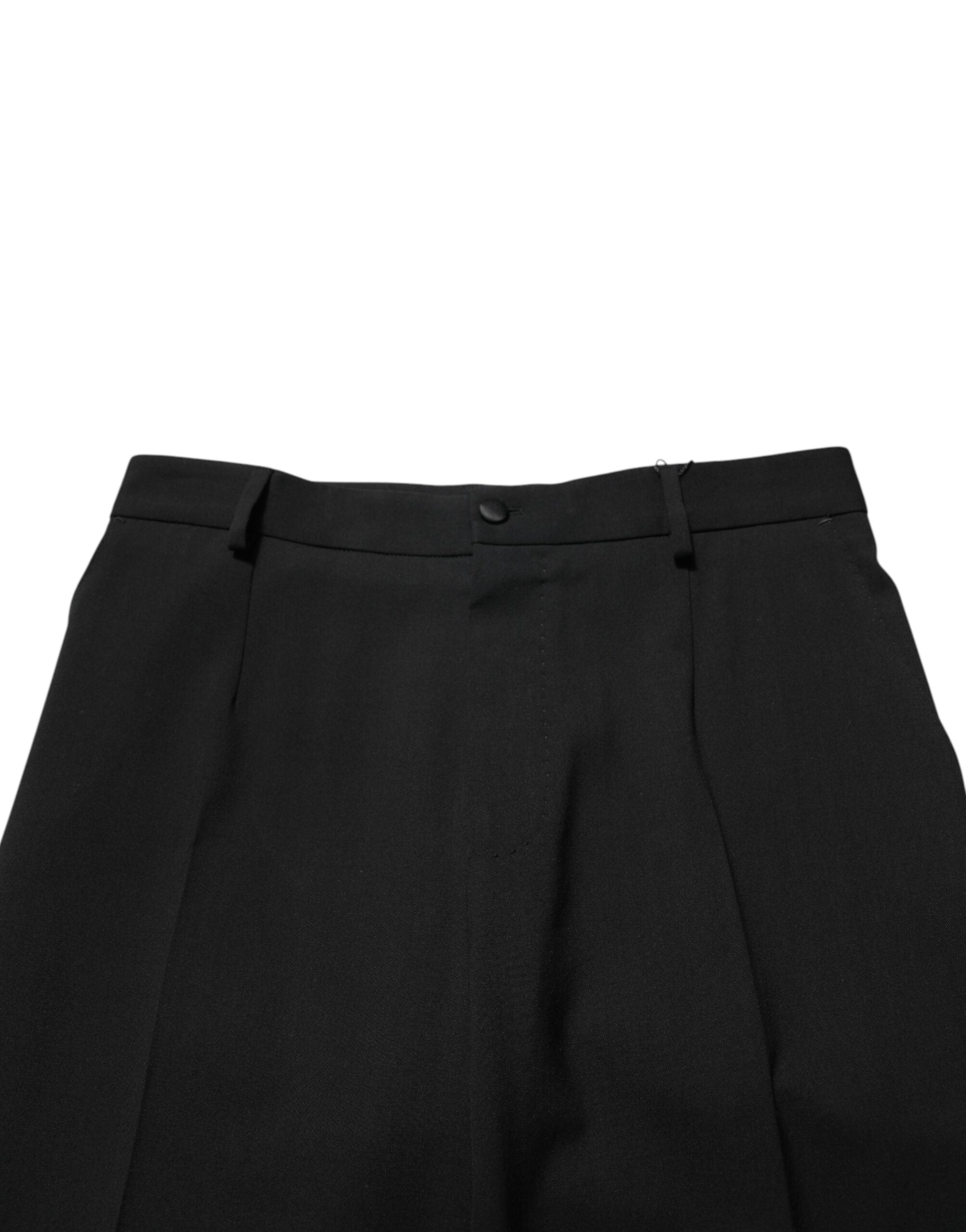 Dolce & Gabbana Schwarze Wollhose für Herren
