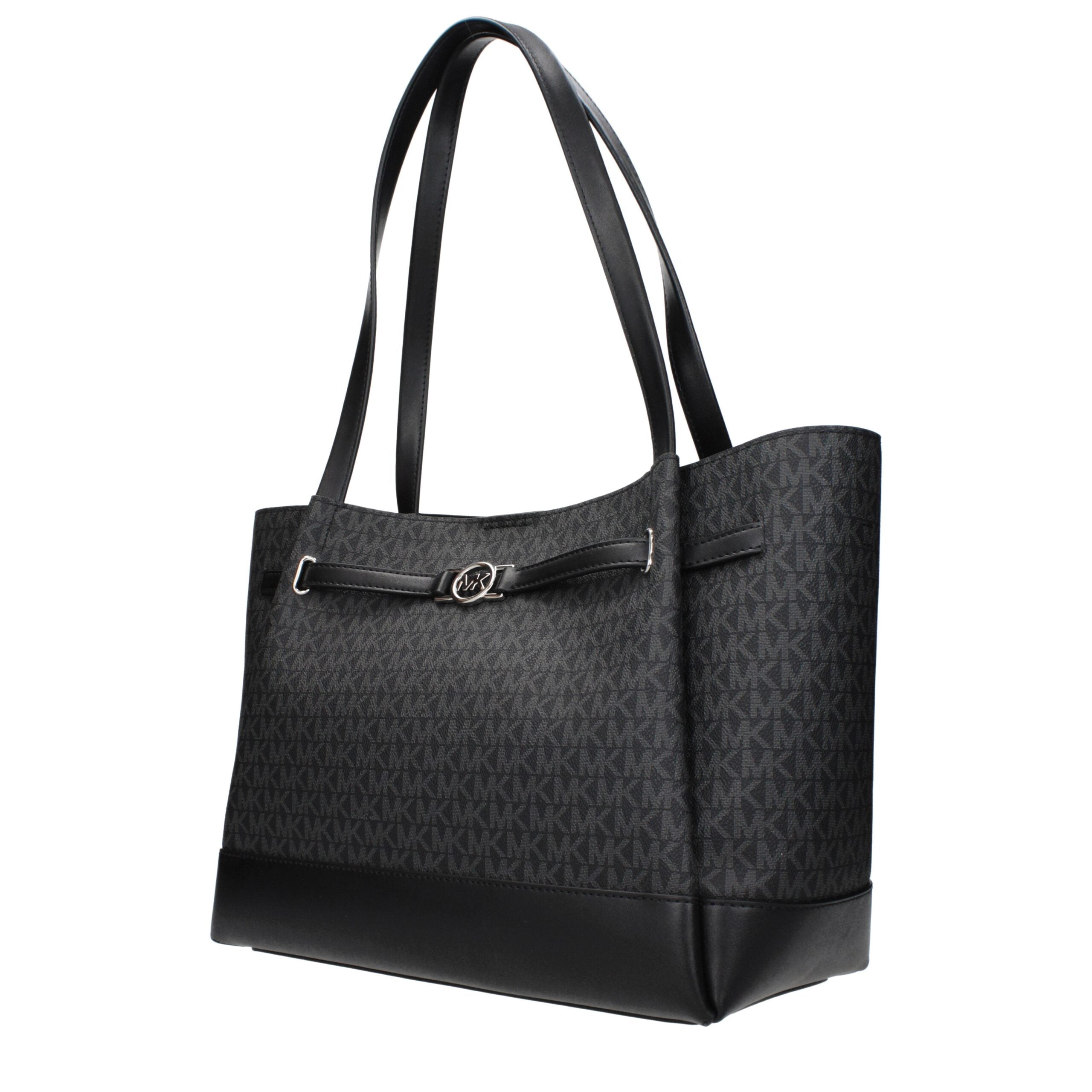 Michael Kors Schwarze Stoffhandtasche