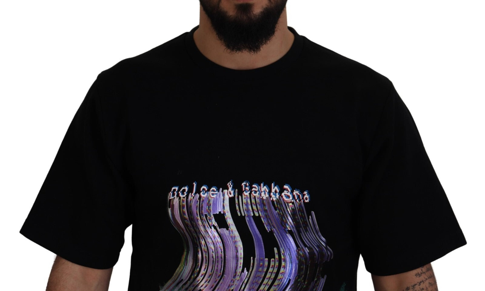Dolce & Gabbana Baumwoll-T-Shirt mit Rundhalsausschnitt und Print