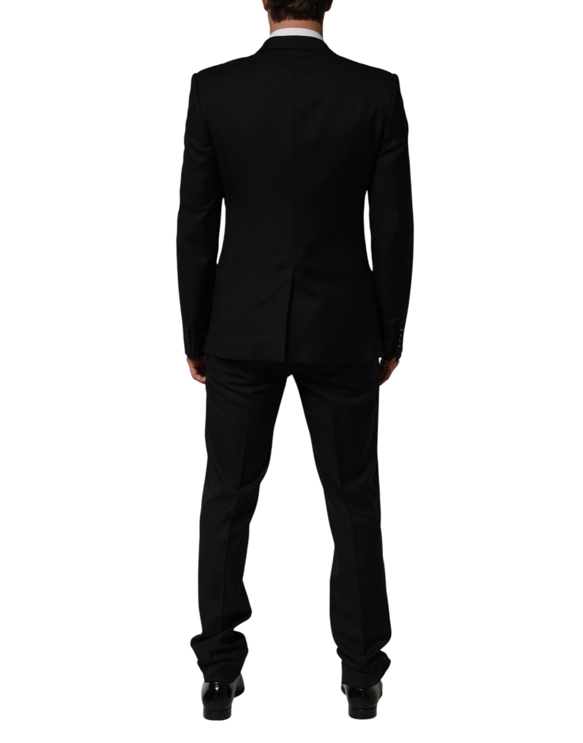 Dolce & Gabbana Schwarzer 2-Knopf-Anzug, 2-teilig
