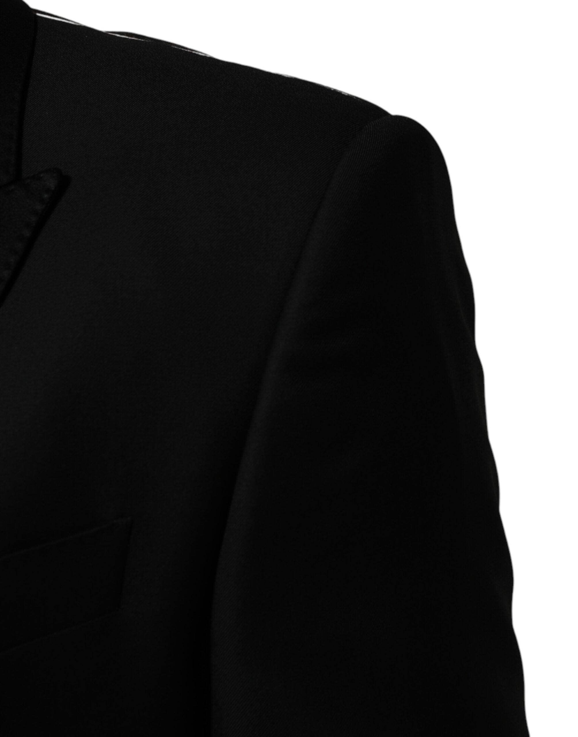 Dolce & Gabbana Schwarzer 2-Knopf-Anzug, 2-teilig