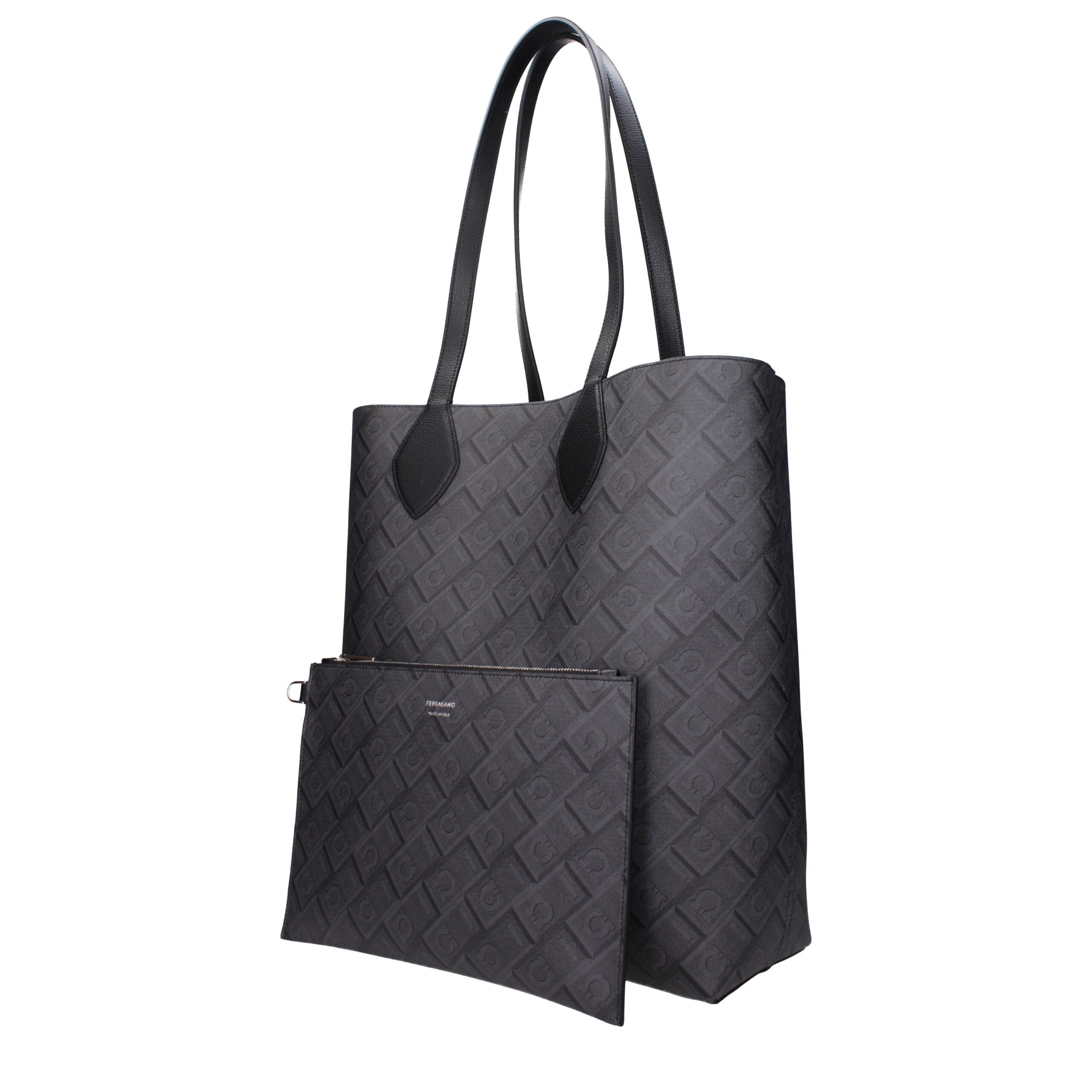 Salvatore Ferragamo Schwarze Leder Umhängetasche