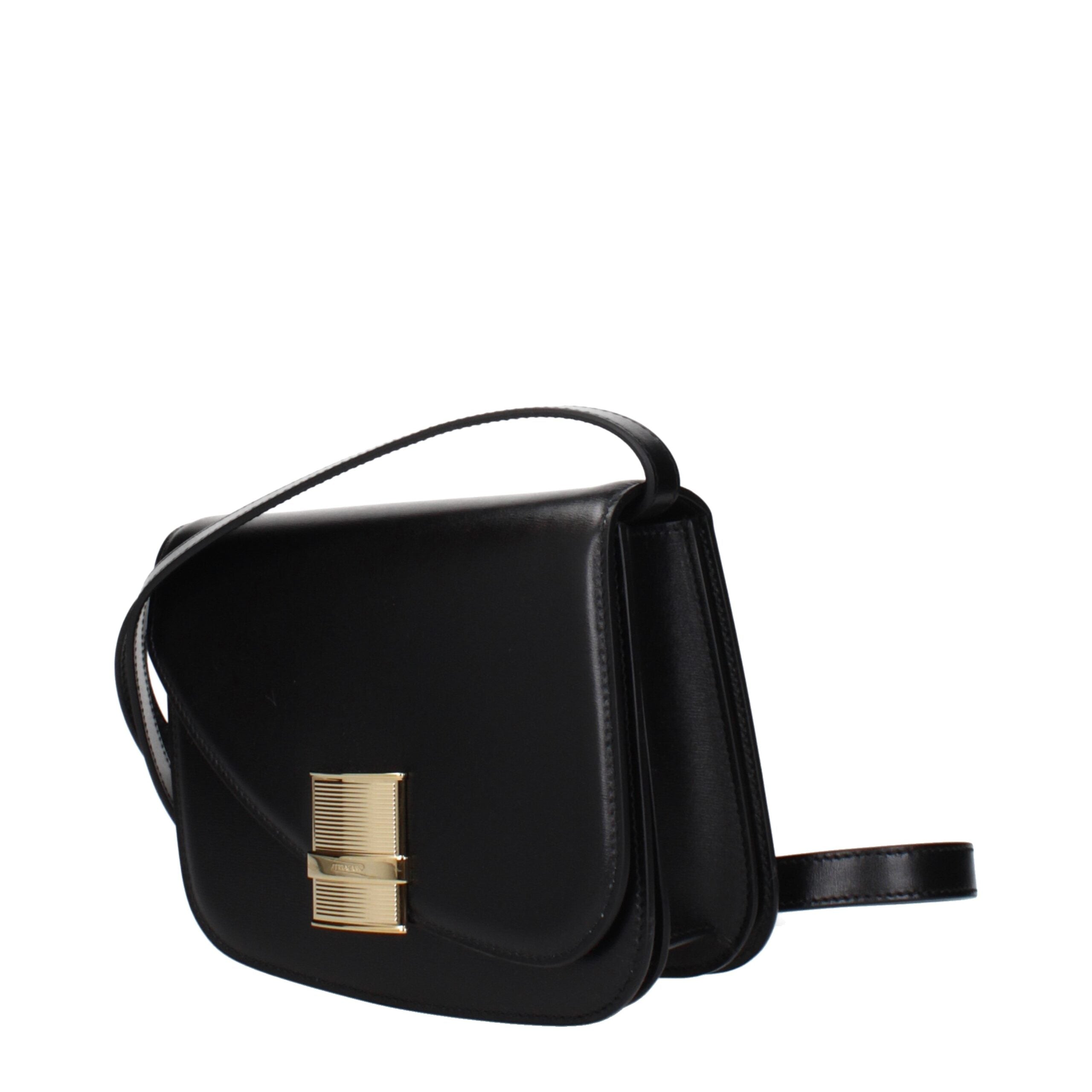 Salvatore Ferragamo Schwarze Leder Umhängetasche