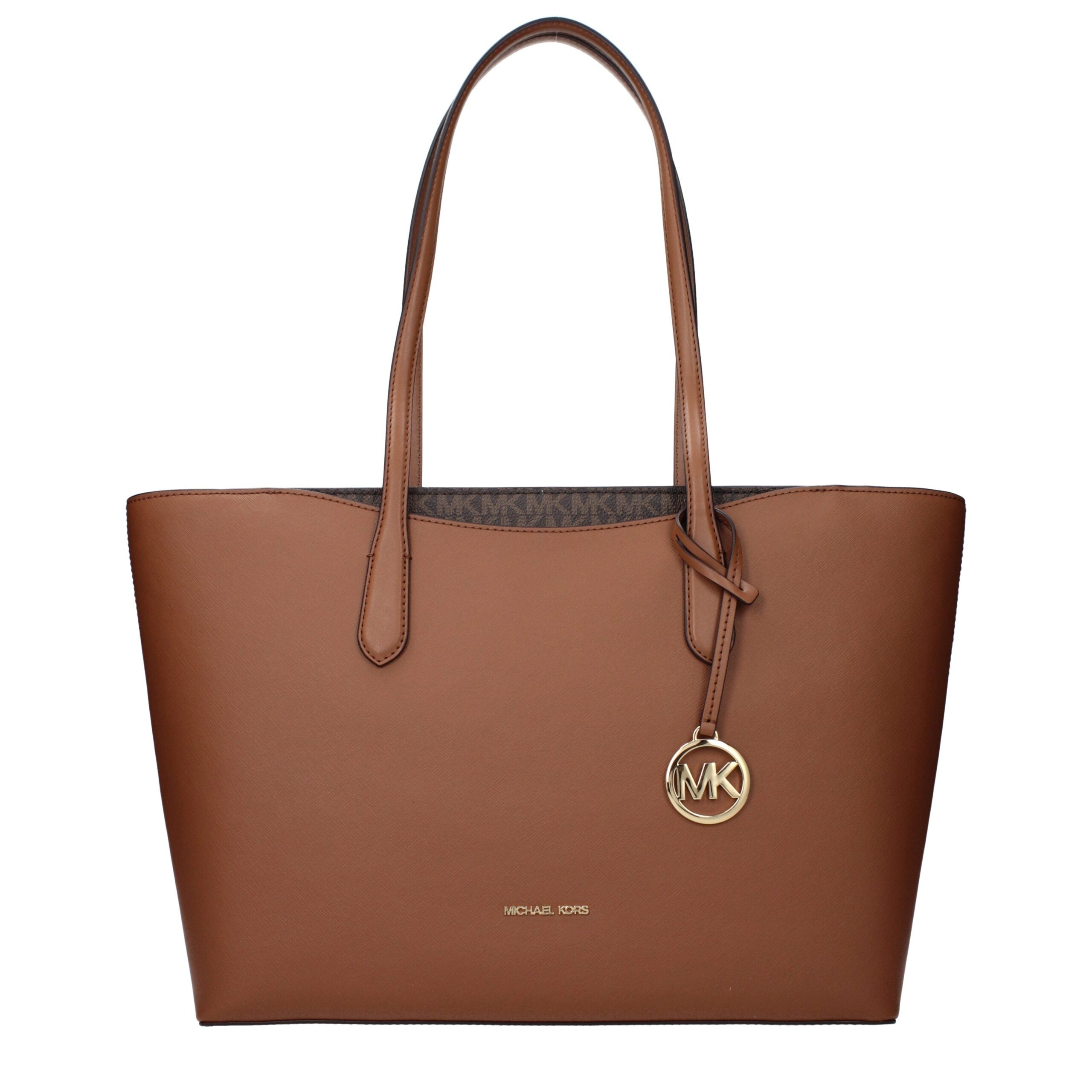 Michael Kors Braune Leder Schultertasche