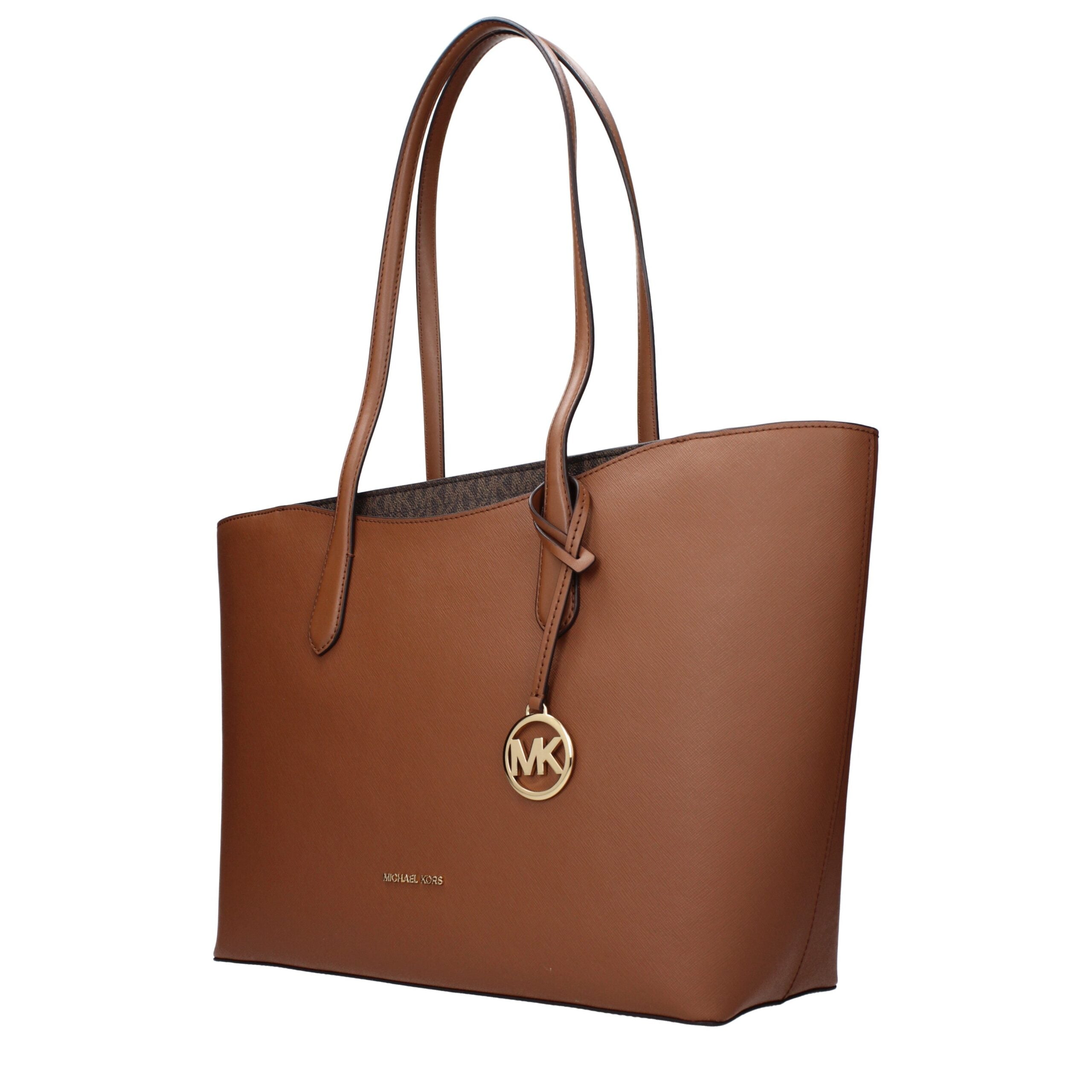 Michael Kors Braune Leder Schultertasche