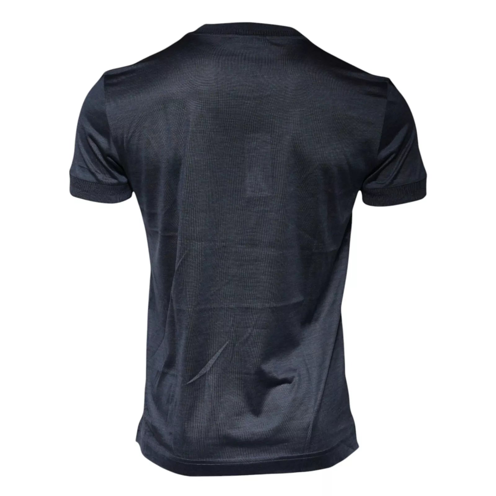 Dolce & Gabbana Seiden-T-Shirt mit Rundhalsausschnitt und kurzen Ärmeln für Herren