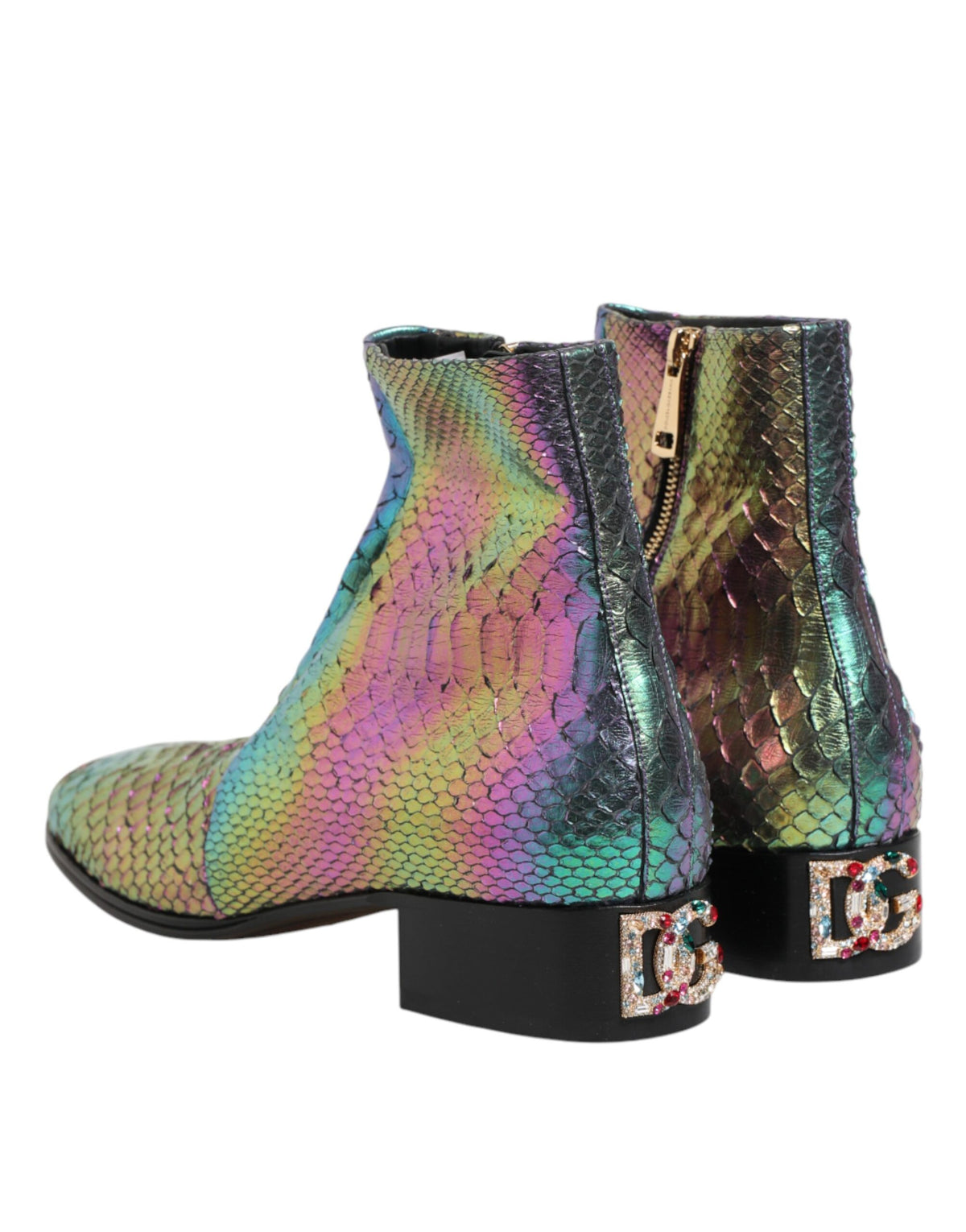 Dolce & Gabbana Bunte Chelsea-Stiefeletten