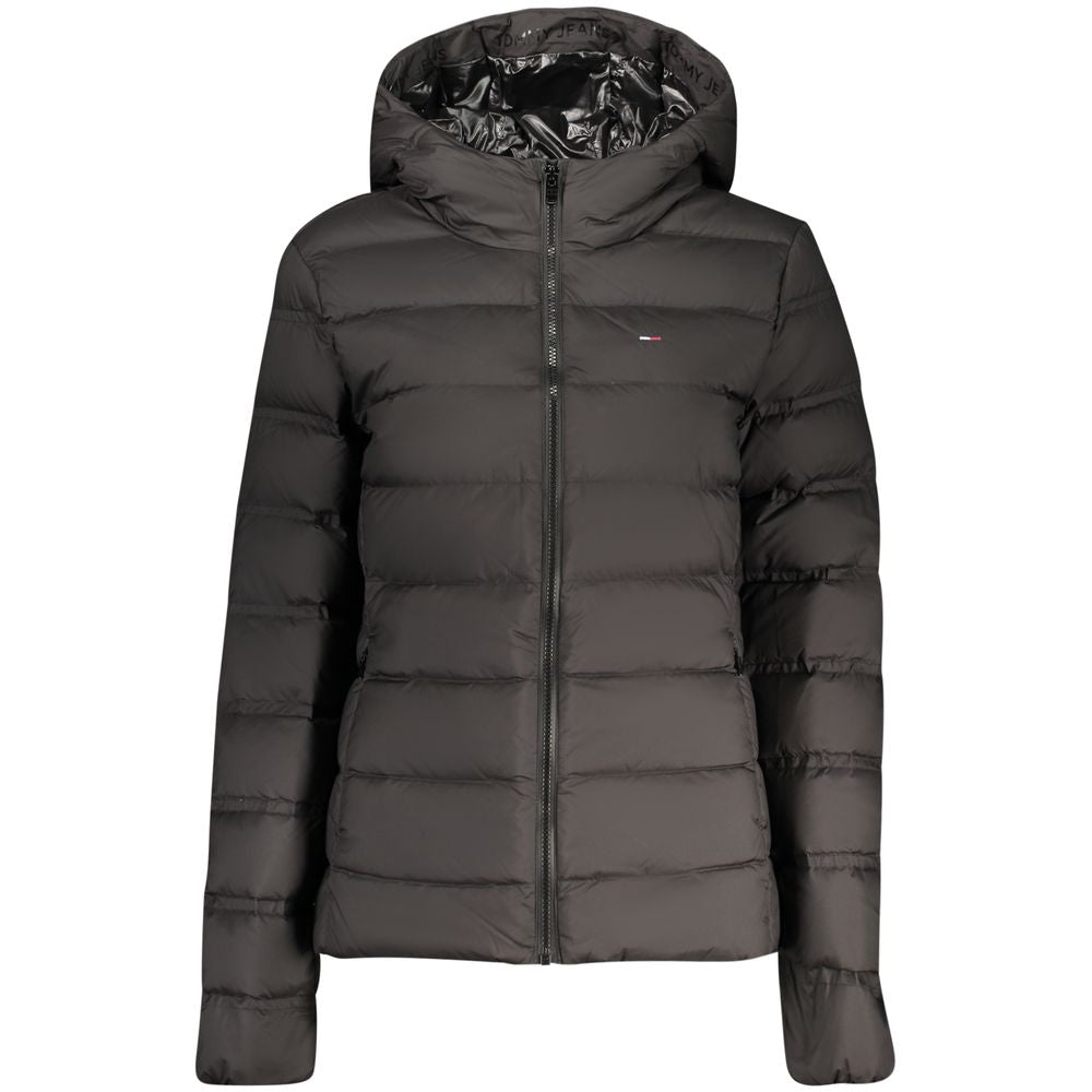 Tommy Hilfiger Schwarze Damenjacke aus Polyester