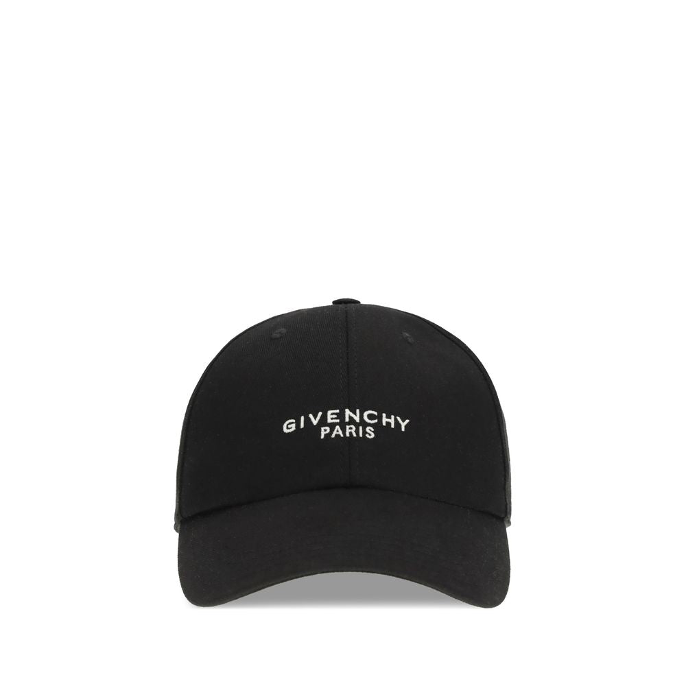 Givenchy Schwarze Baumwollkappe (Baseball Cap)