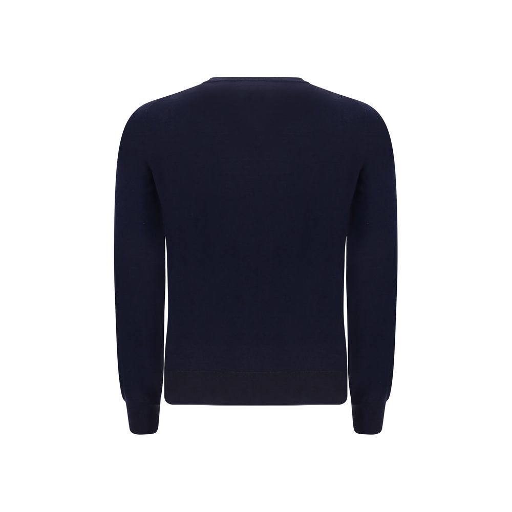 Brunello Cucinelli Blauer Wollpullover Oves Aries