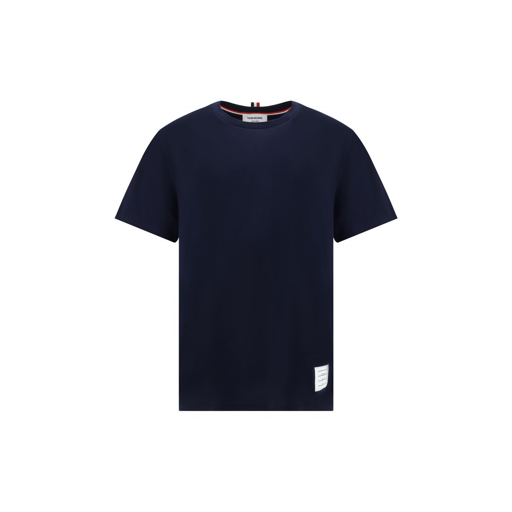 Thom Browne Blaues Baumwoll-T-Shirt