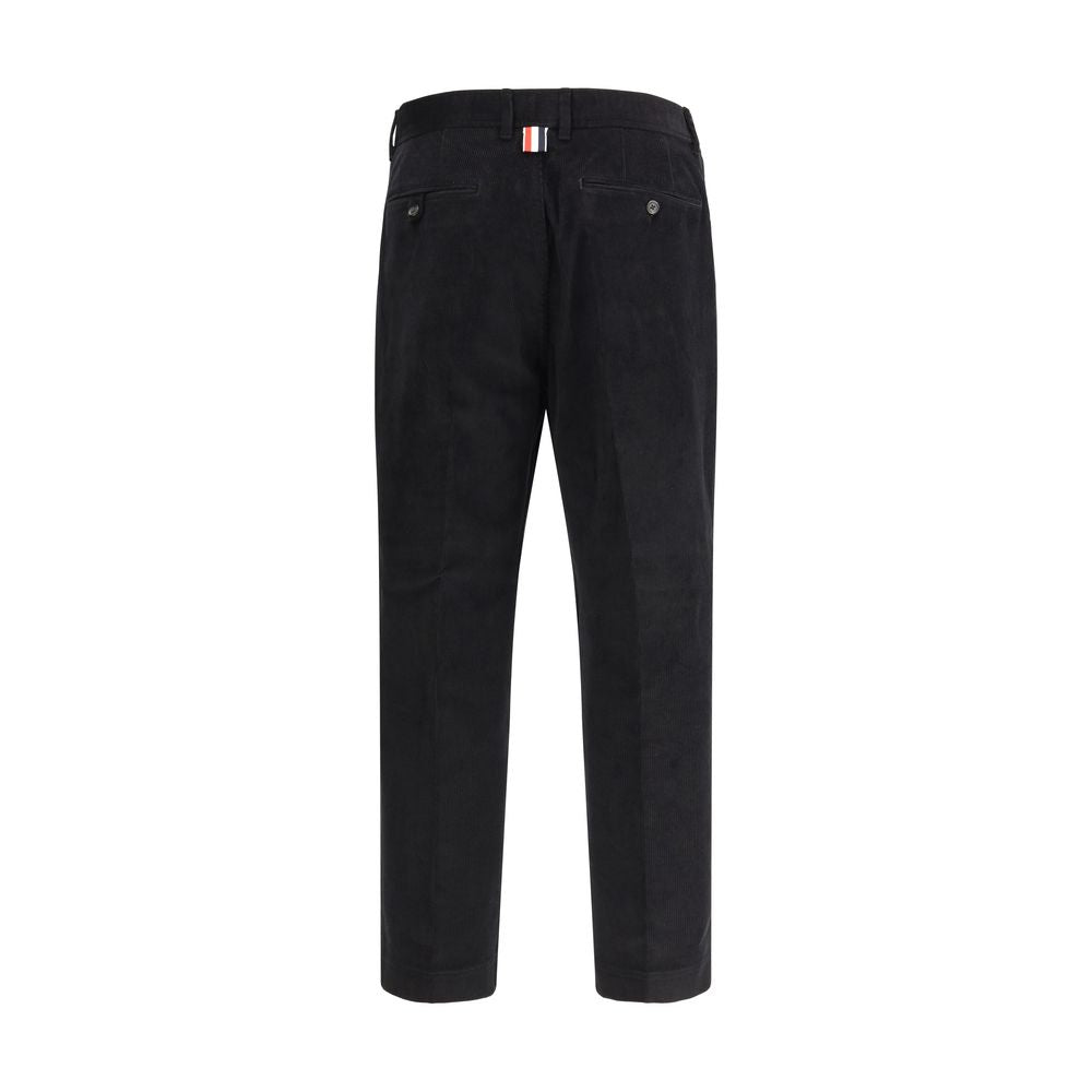 Thom Browne Schwarze Baumwoll-Chino-Hose