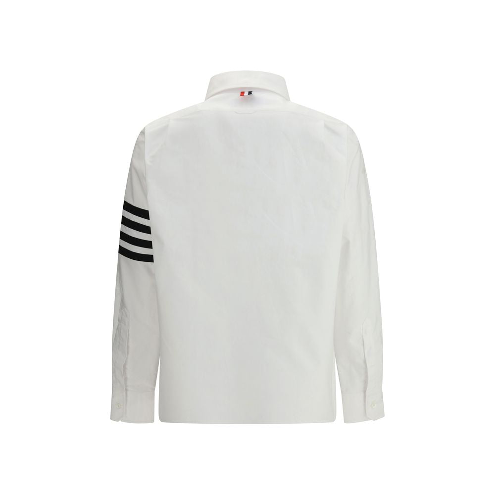 Thom Browne Weißes Baumwollkleidhemd