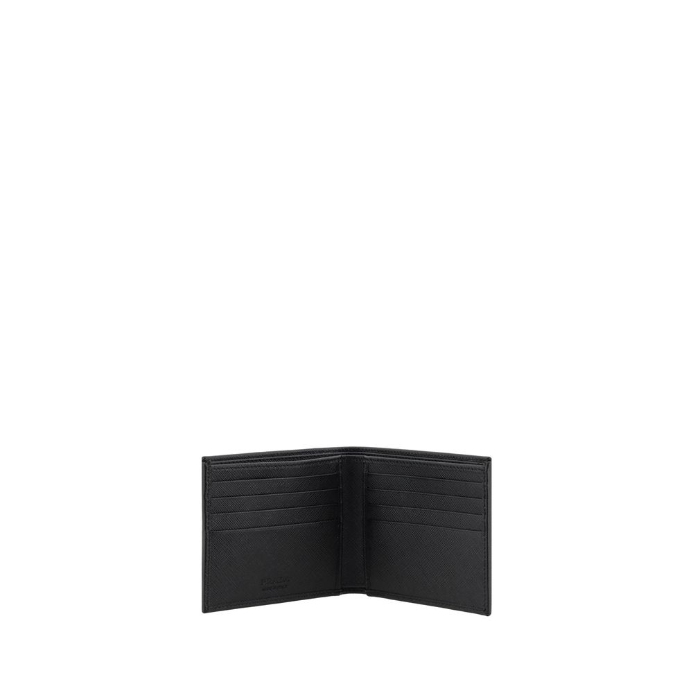 Prada Schwarzes Nylon Portemonnaie