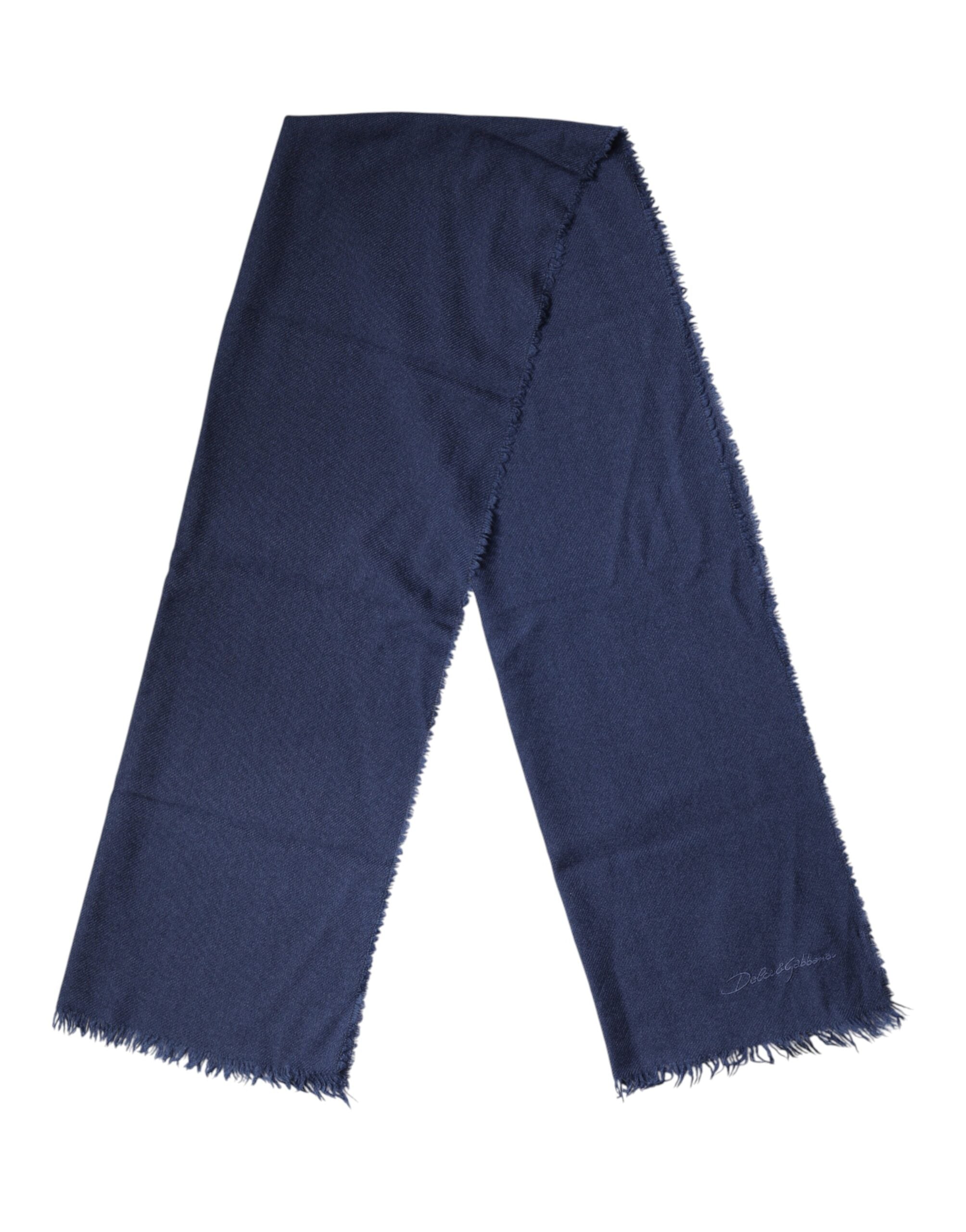 Dolce & Gabbana Schal Blau Kaschmir Halstuch Schal Herren