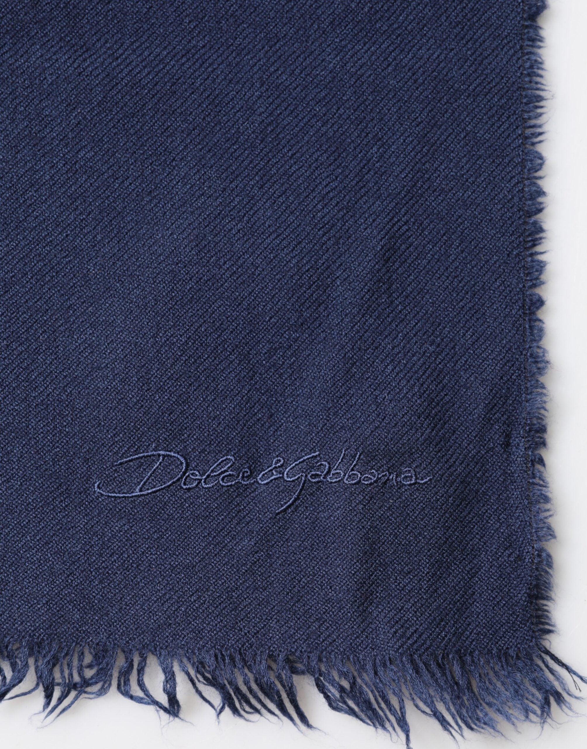 Dolce & Gabbana Schal Blau Kaschmir Halstuch Schal Herren
