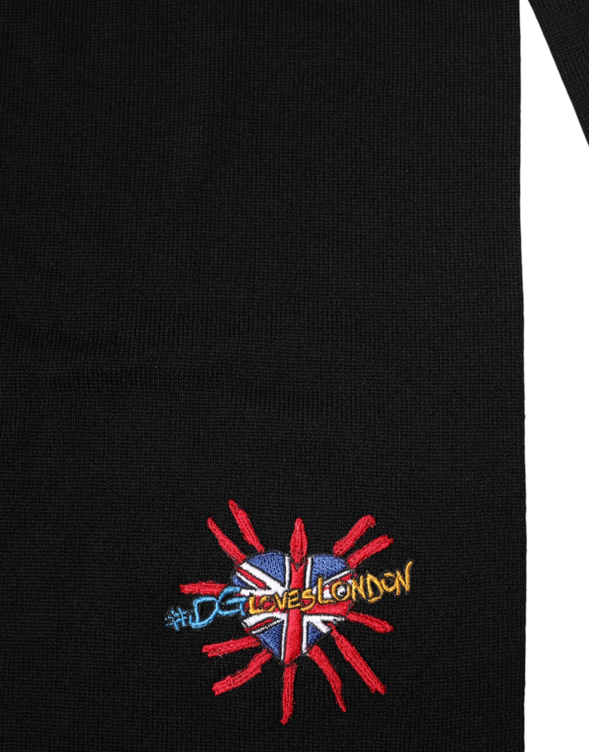 Dolce & Gabbana Blauer Wollschal DG Loves London für den Hals