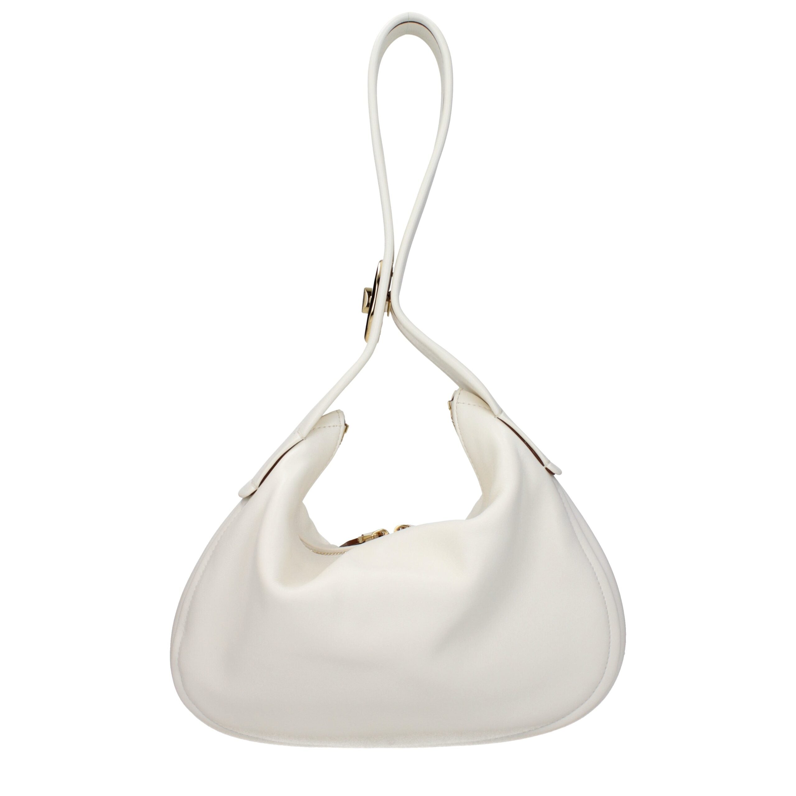 Valentino Garavani Beige Leder Handtasche