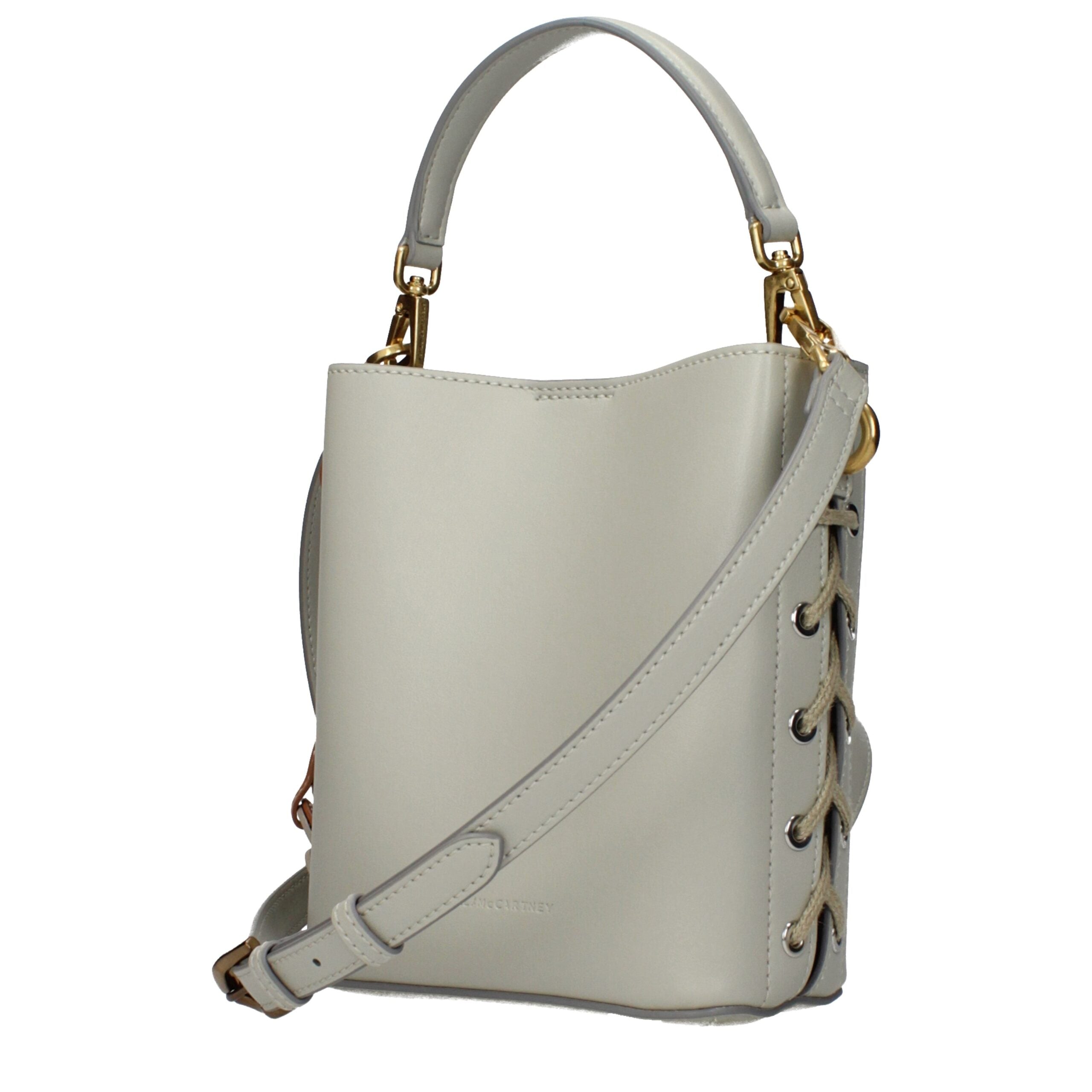 Stella McCartney Graue Lederhandtasche