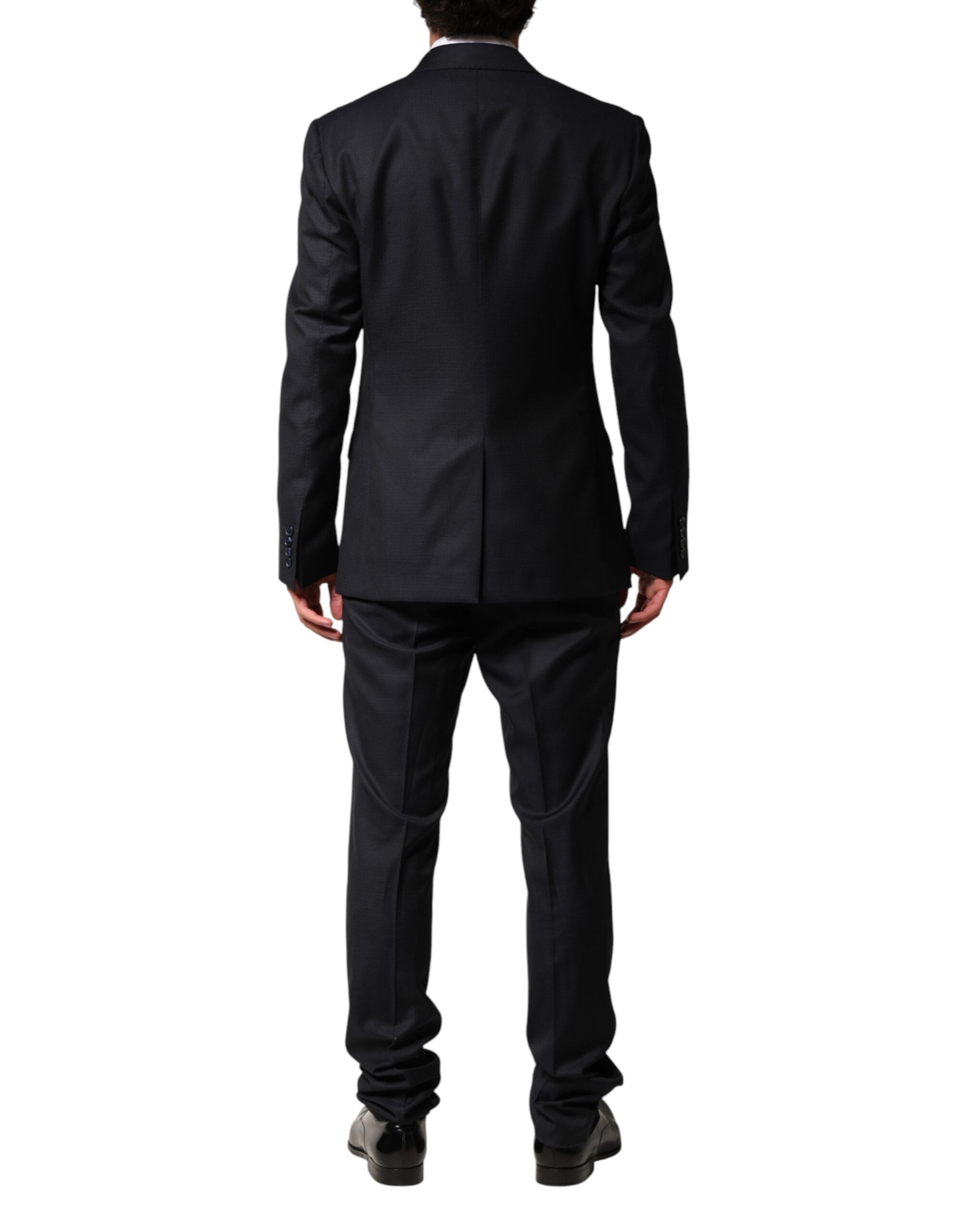 Dolce & Gabbana Schwarzer Woll-Sakko-Anzug für Herren