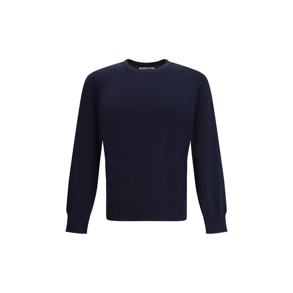 Brunello Cucinelli Blauer Baumwoll-Sweatshirt
