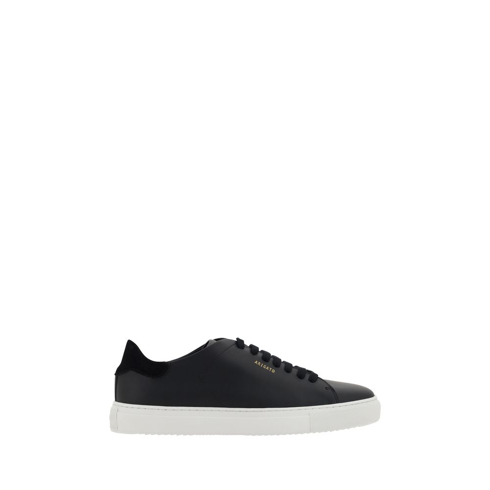 Axel Arigato Schwarze Bos Taurus Kalbsleder Low-Top-Sneaker
