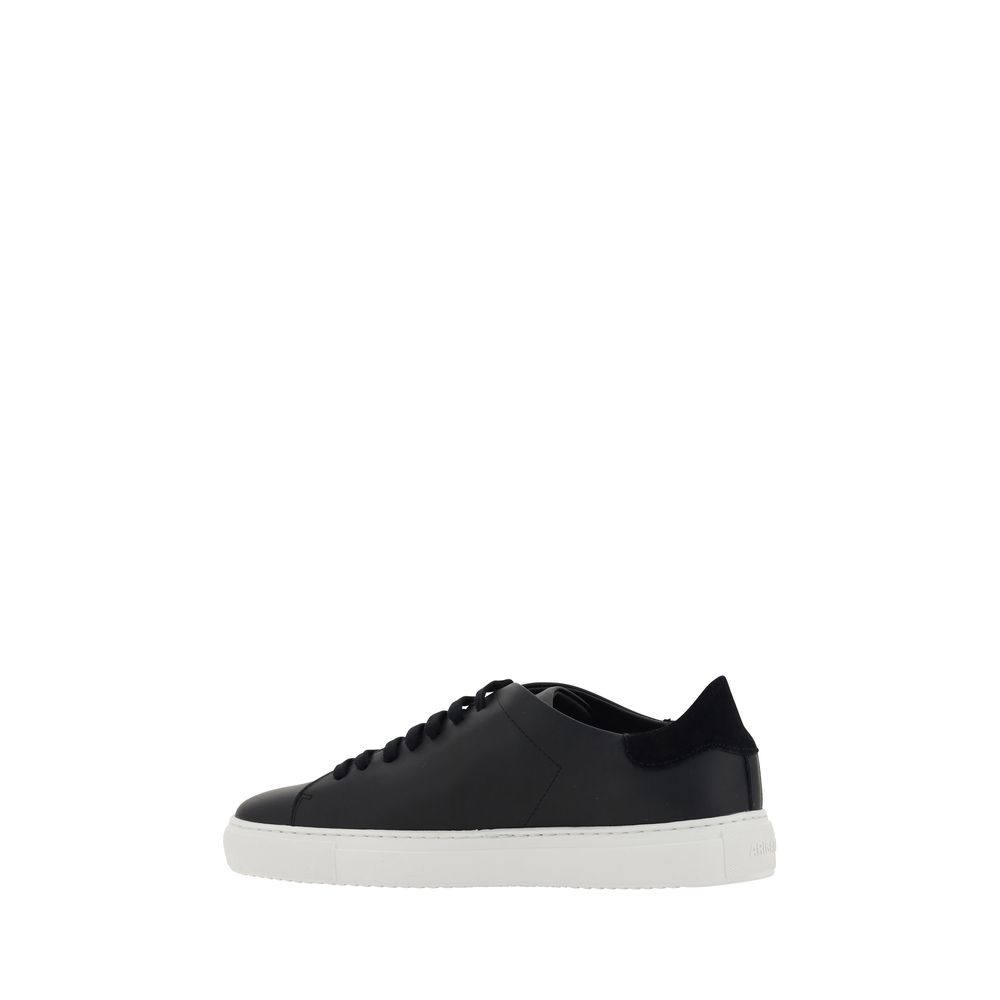 Axel Arigato Schwarze Bos Taurus Kalbsleder Low-Top-Sneaker