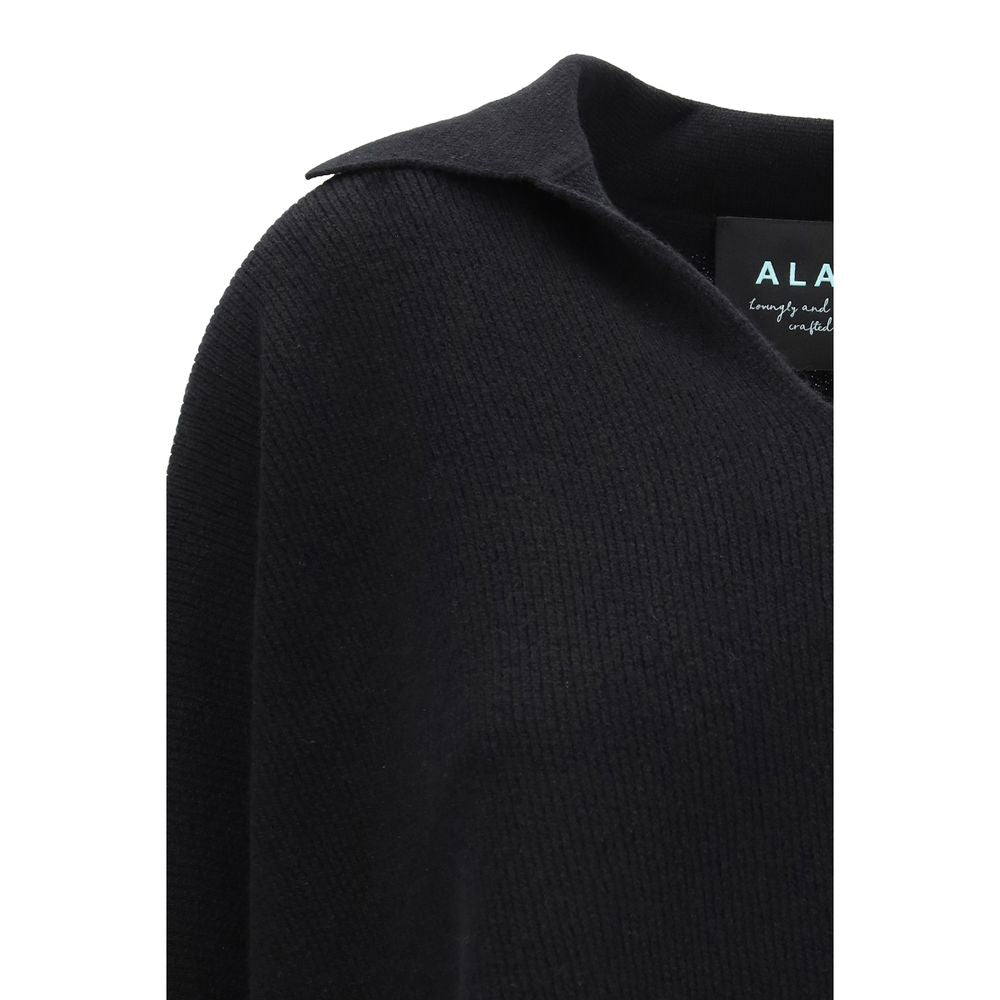 Alanui Schwarzer Kaschmir-Pullover