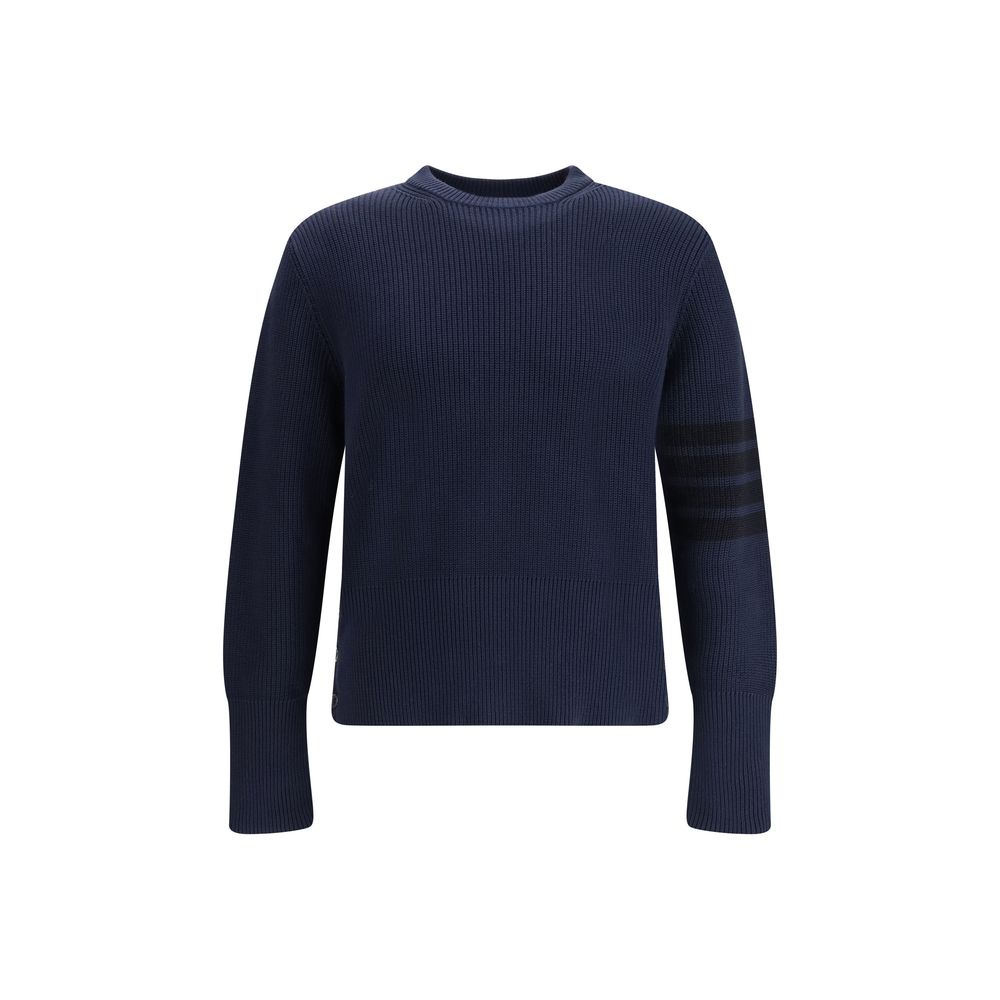 Thom Browne Blauer Baumwoll-Sweatshirt