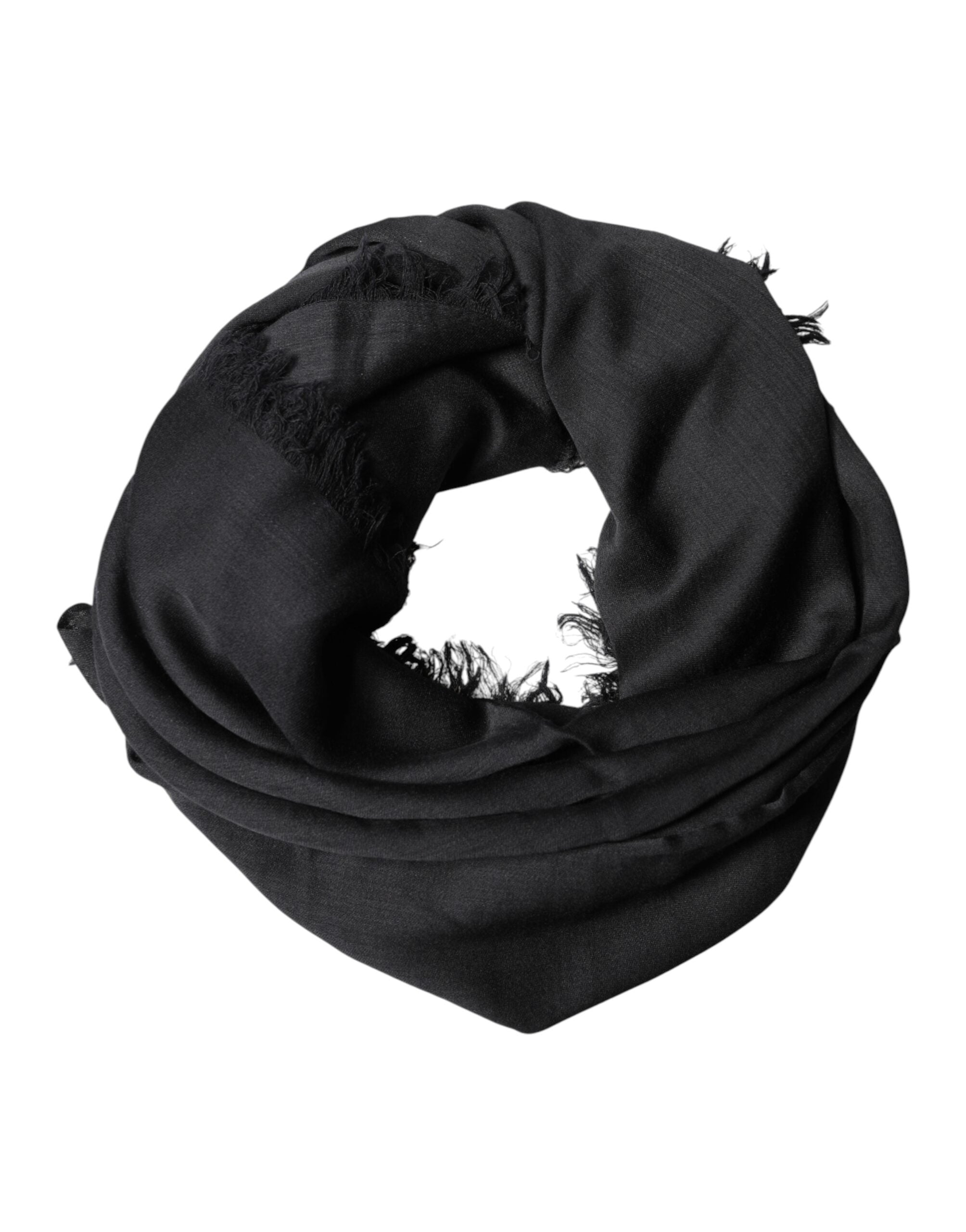 Dolce & Gabbana Schwarzer Spitzen-Stola, Nackenwickel, Schal