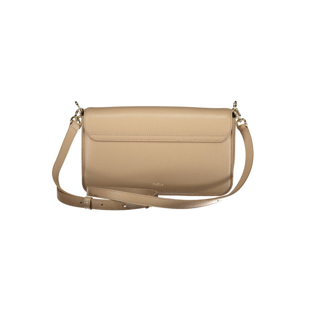 Furla Beige Cowhide Crossbody Bag