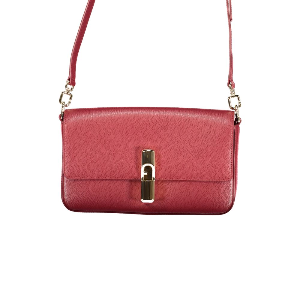 Furla Rote Lederhandtasche