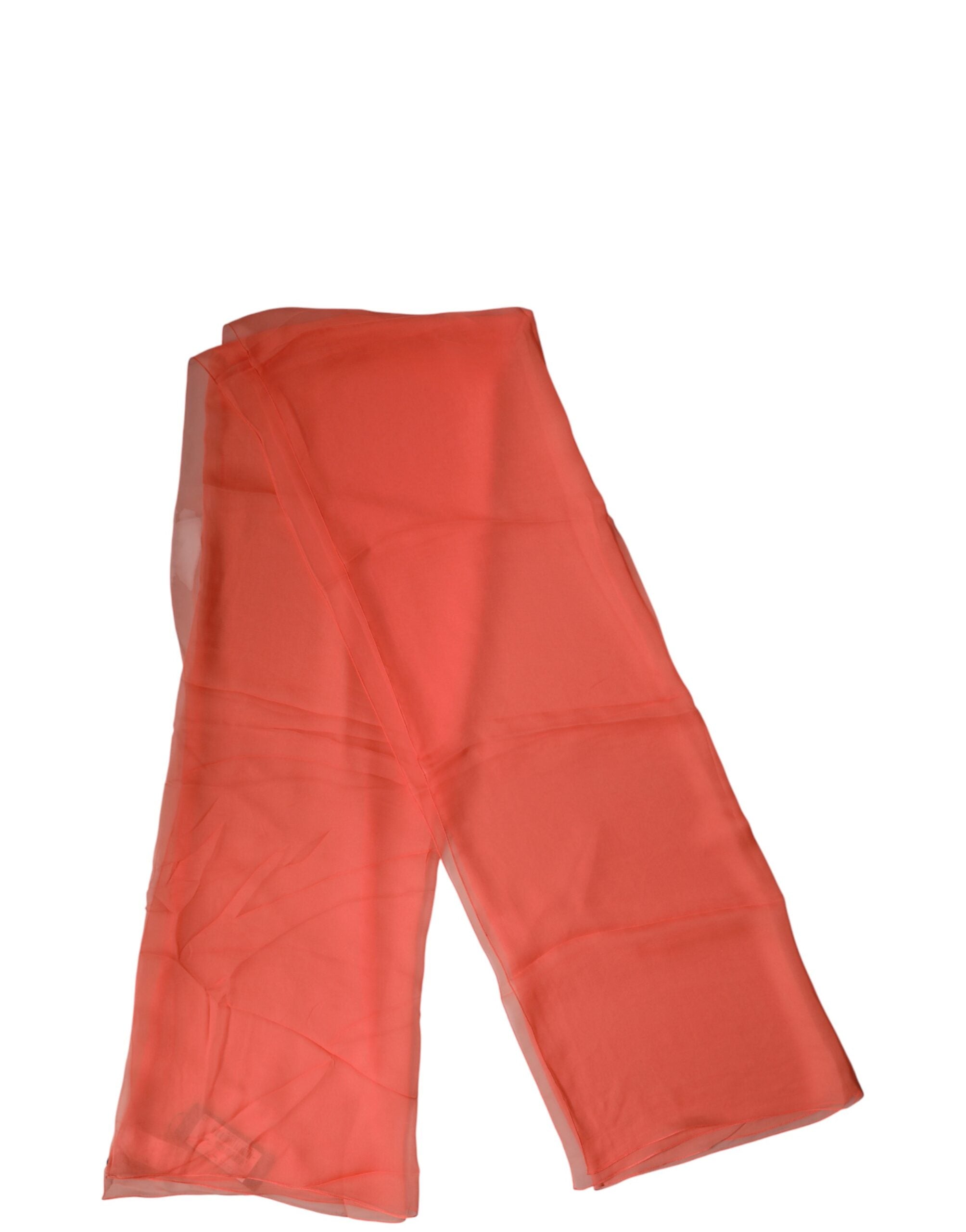 Dolce & Gabbana Orange Stola Seidenschal Halstuch Herrenschal