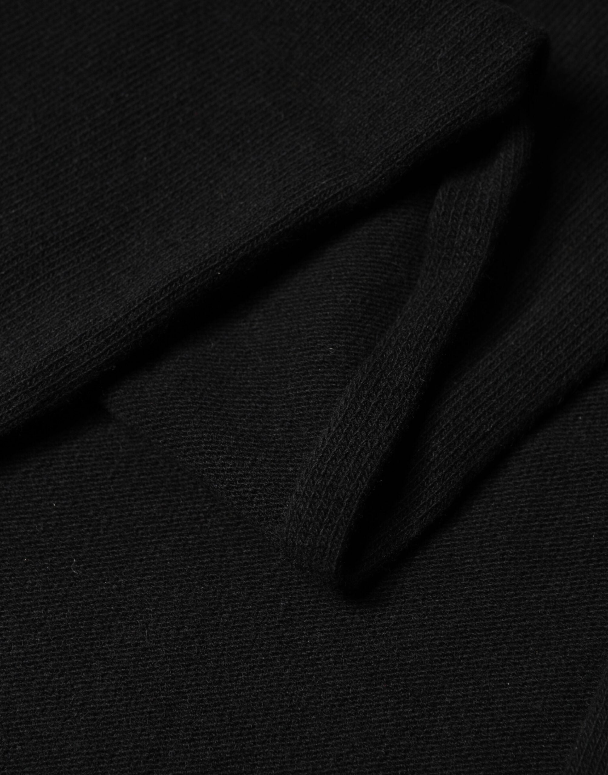 Dolce & Gabbana Schwarzer Wollstrick-Nackenwickel-Schal für Herren