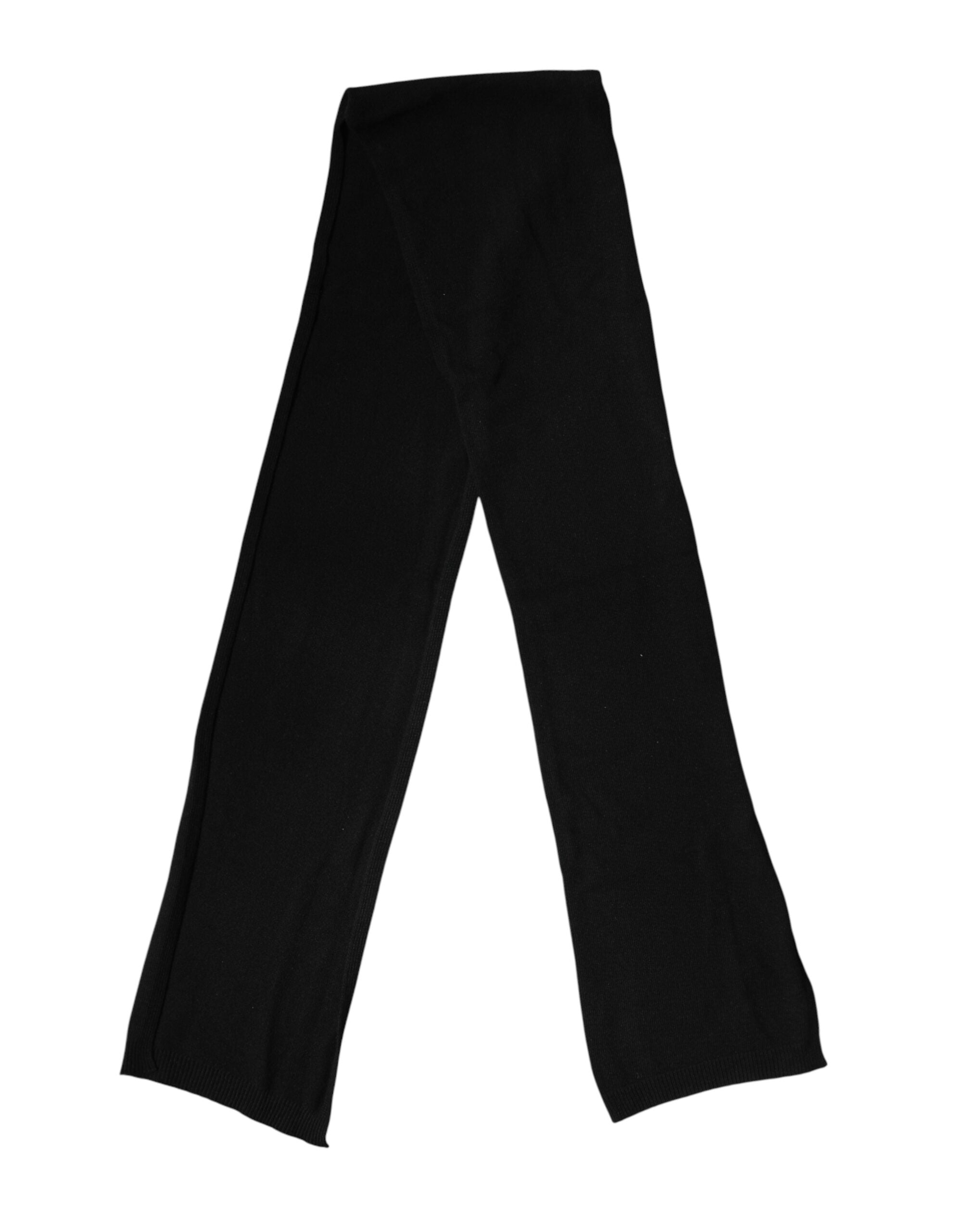 Dolce & Gabbana Schwarzer Wollstrick-Nackenwickel-Schal für Herren